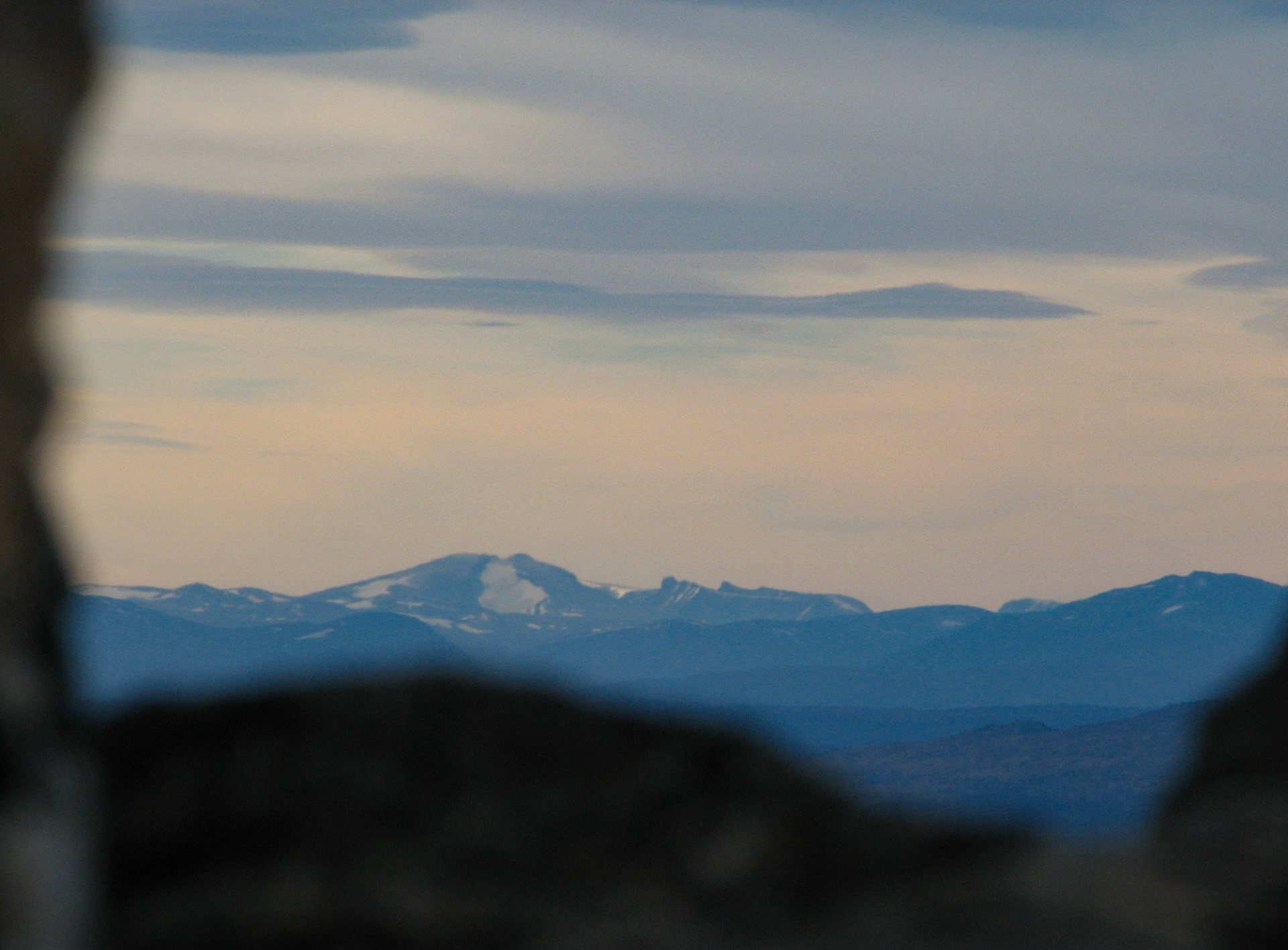 Fra Rensfjellet i september
