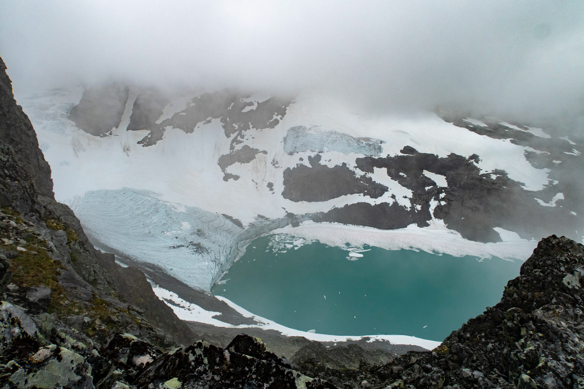 Berdalsbreen fra Store Soleibotntind