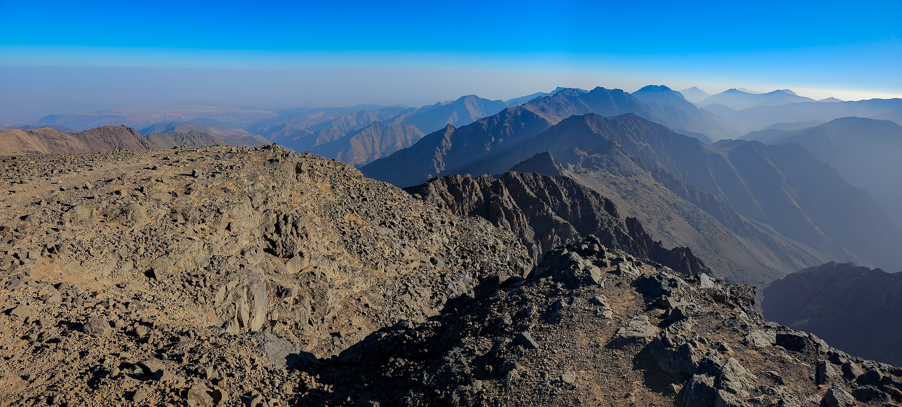 Fra toppen av Jbel Toubkal