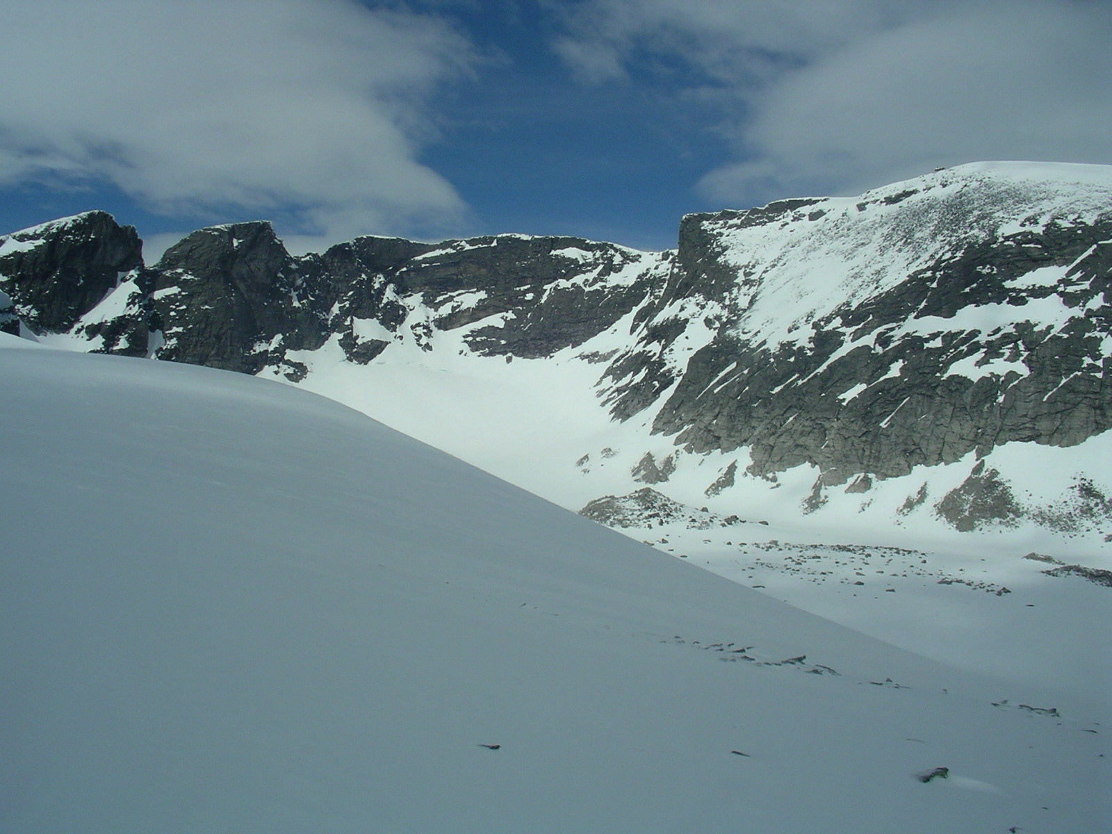 Fra Veslehetta i april