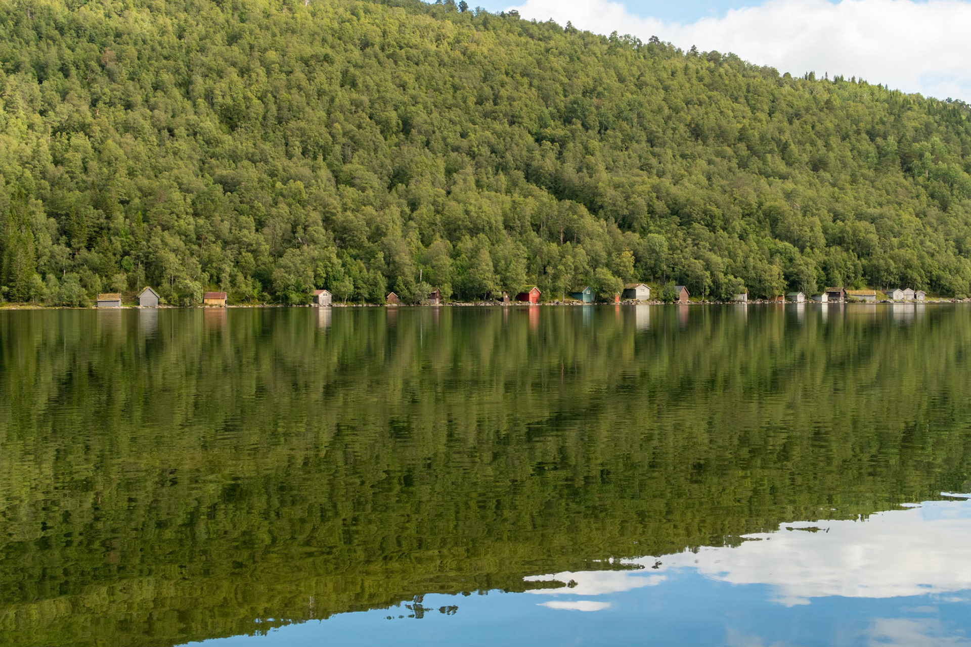 Traudalsvatnet i Gloppen