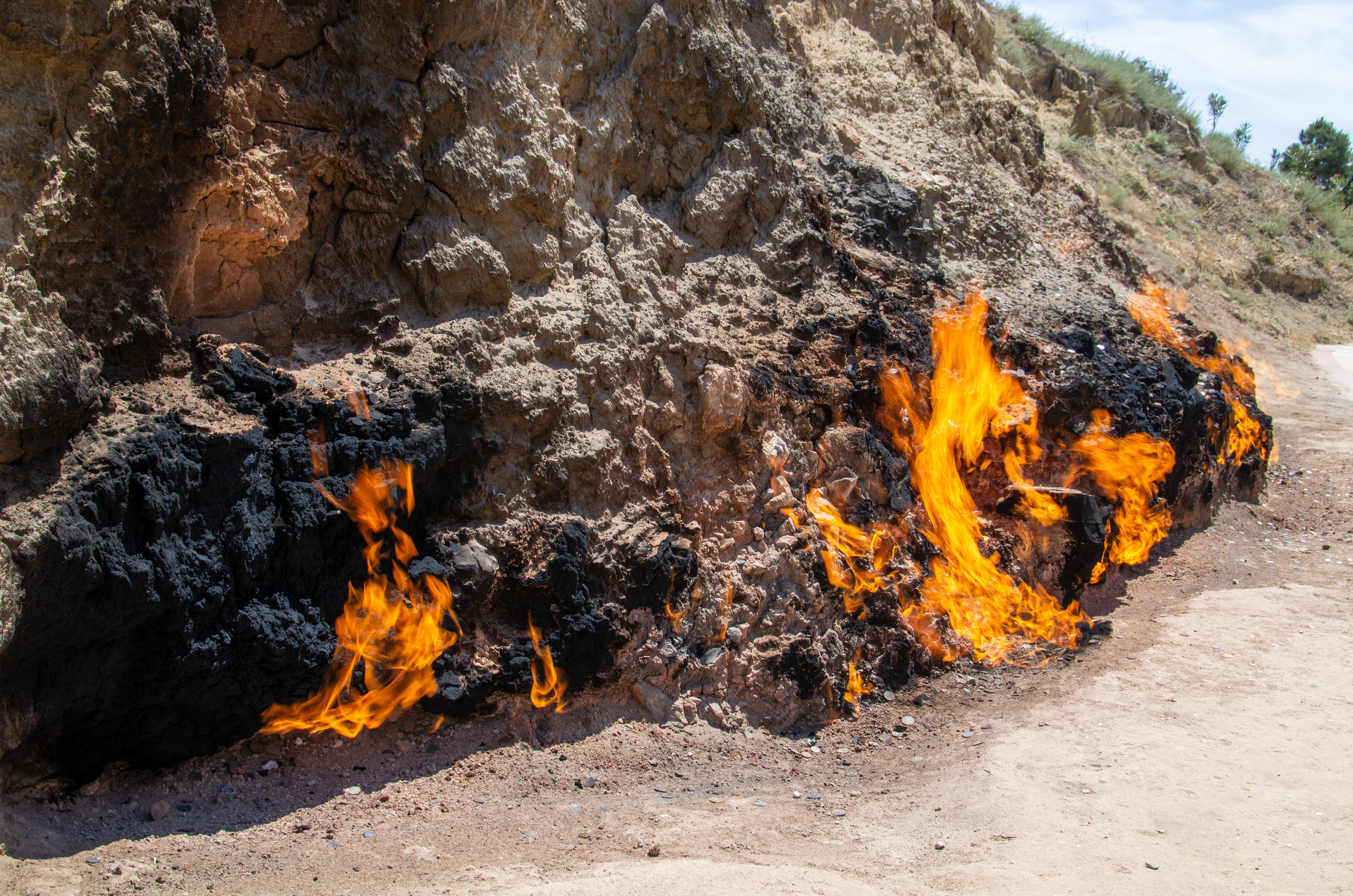 Fire mountain ved Baku