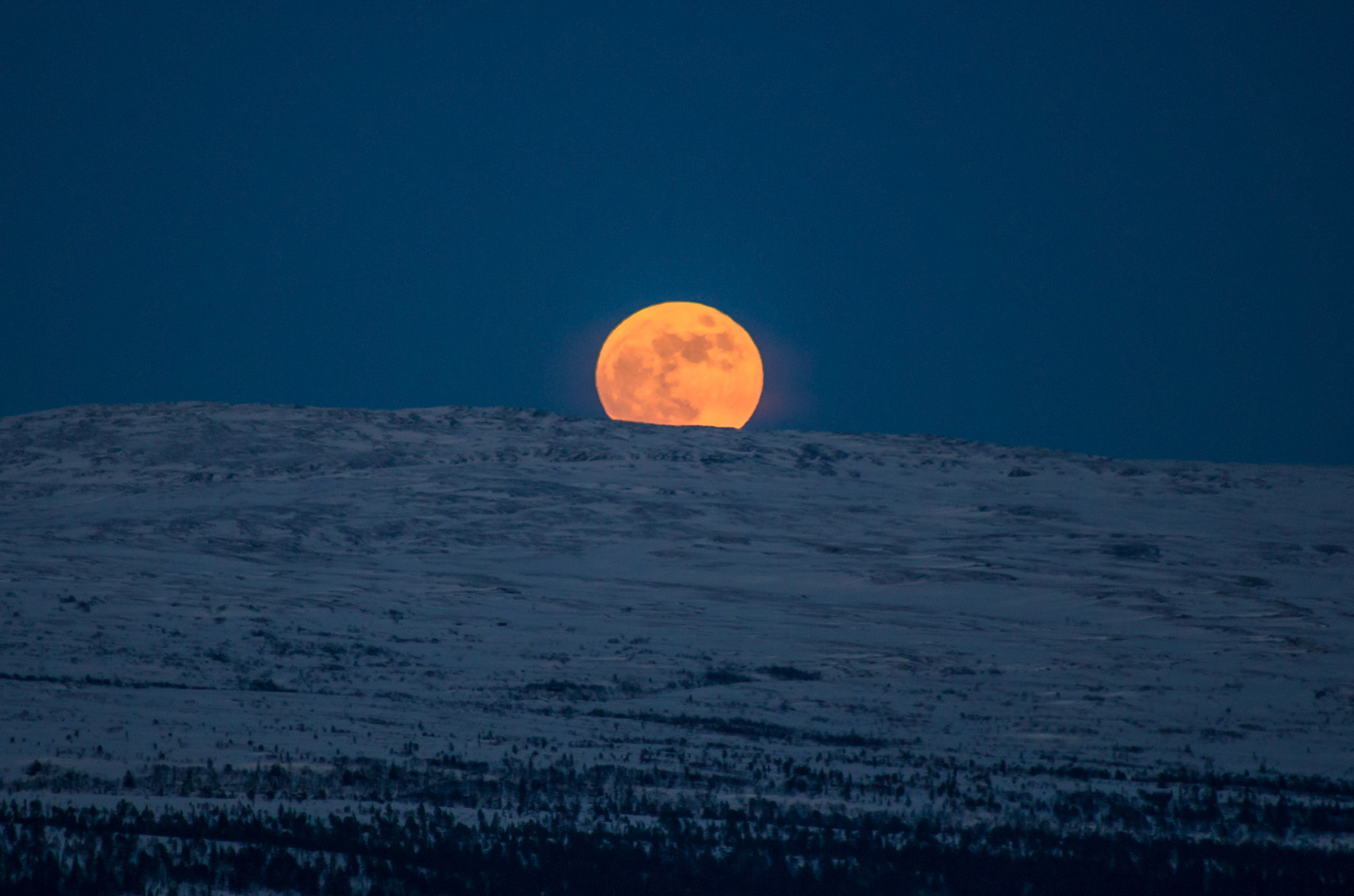 Fullmåne ved Fagerhaug