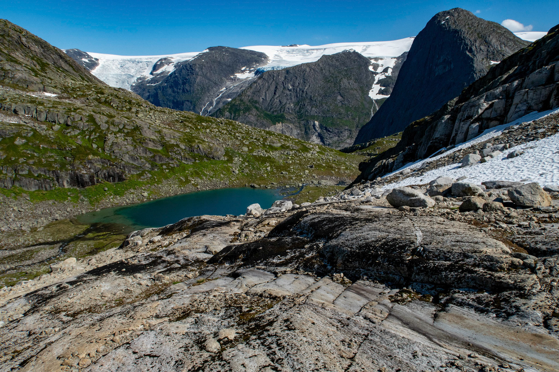 Jostedalsbreen fra Oldeskaret