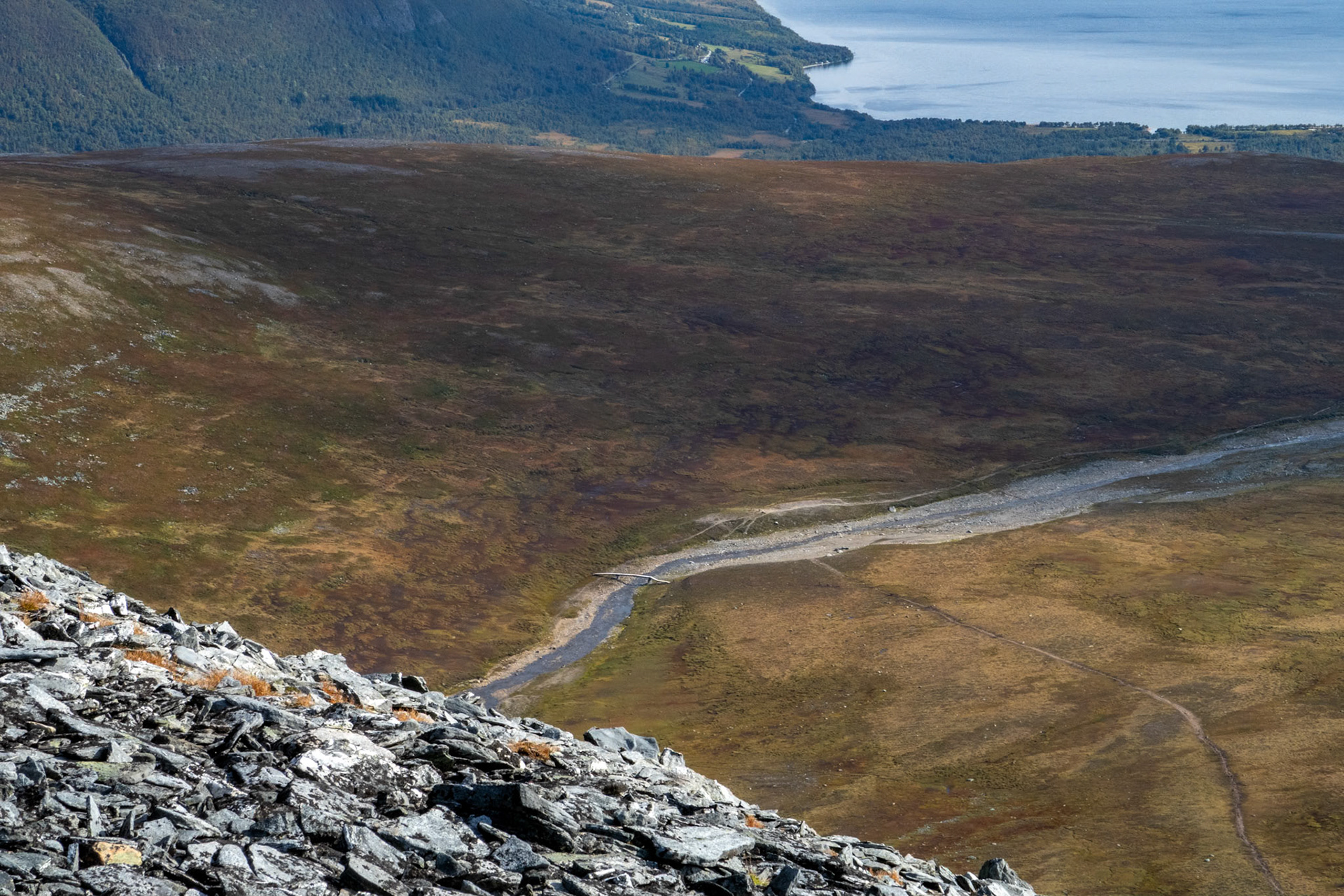 Fra Blåhø mot Gjevilvatnet