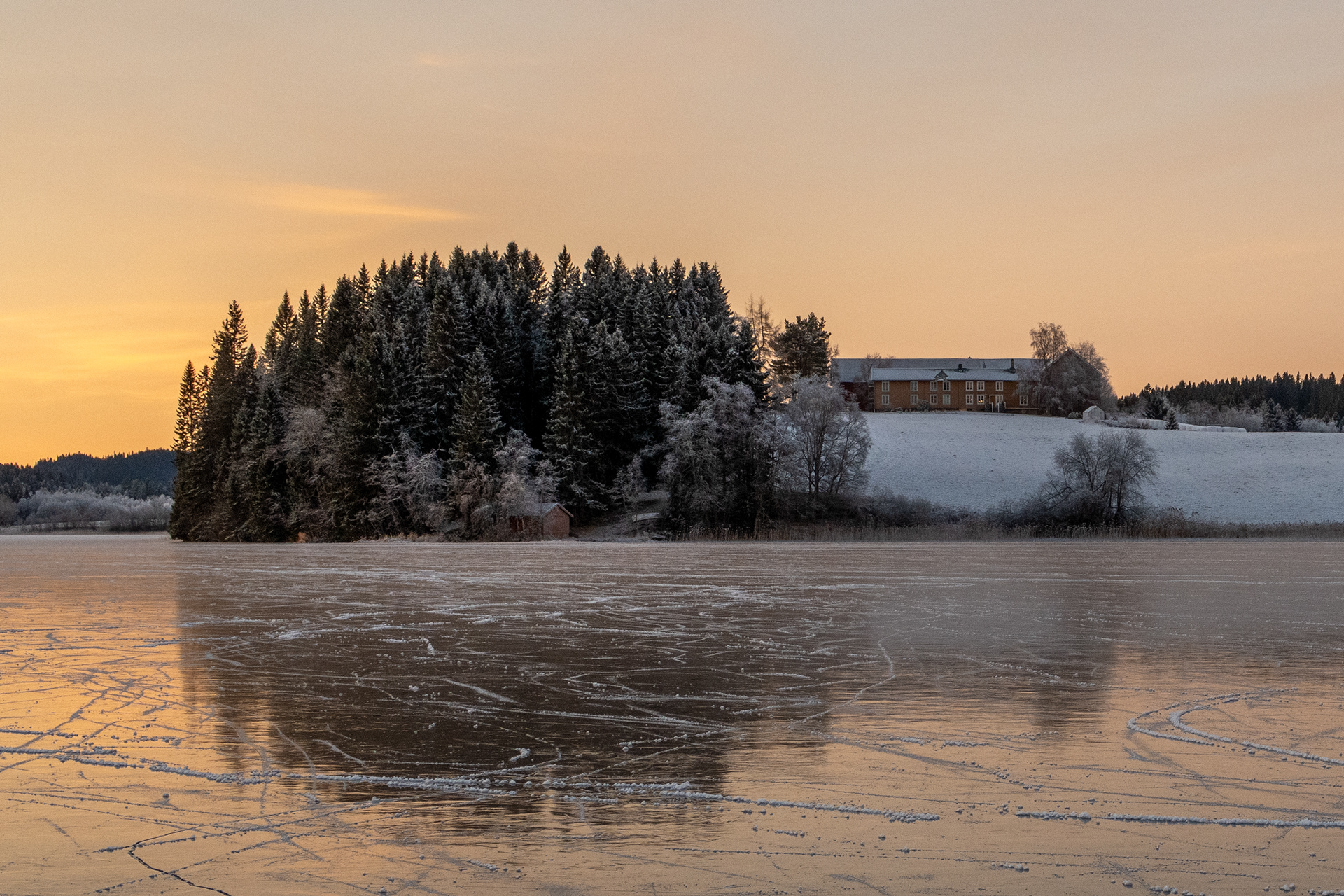 Skøyteis på Jonsvatnet