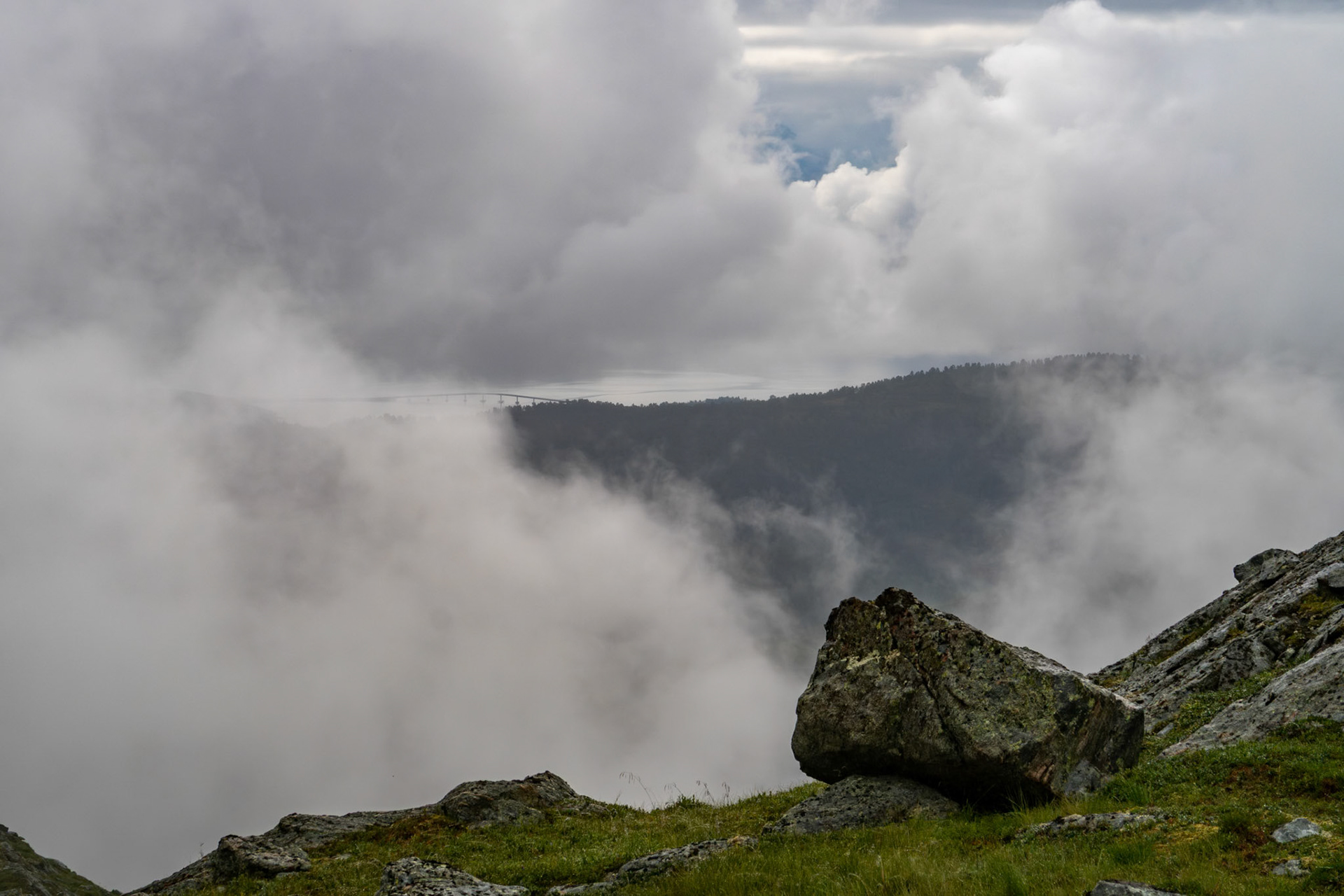 Julskaret mot Bolsøybrua