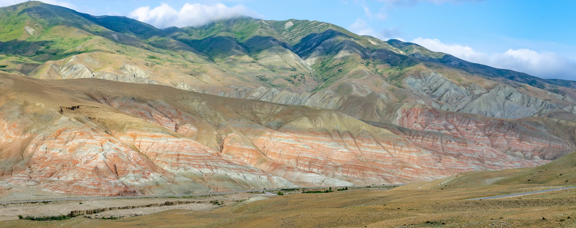 Azerbaijan - Candy cane mountains
