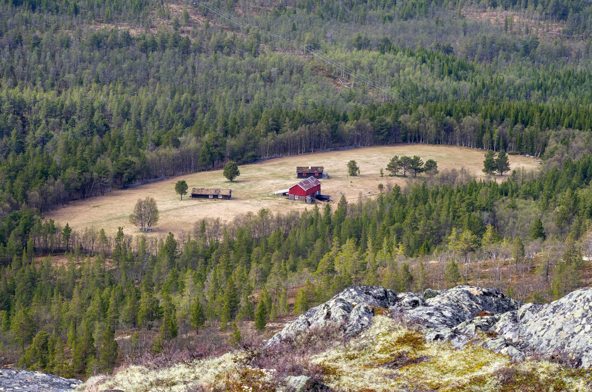 Søbergsetra fra Svarthatten i Oppdal