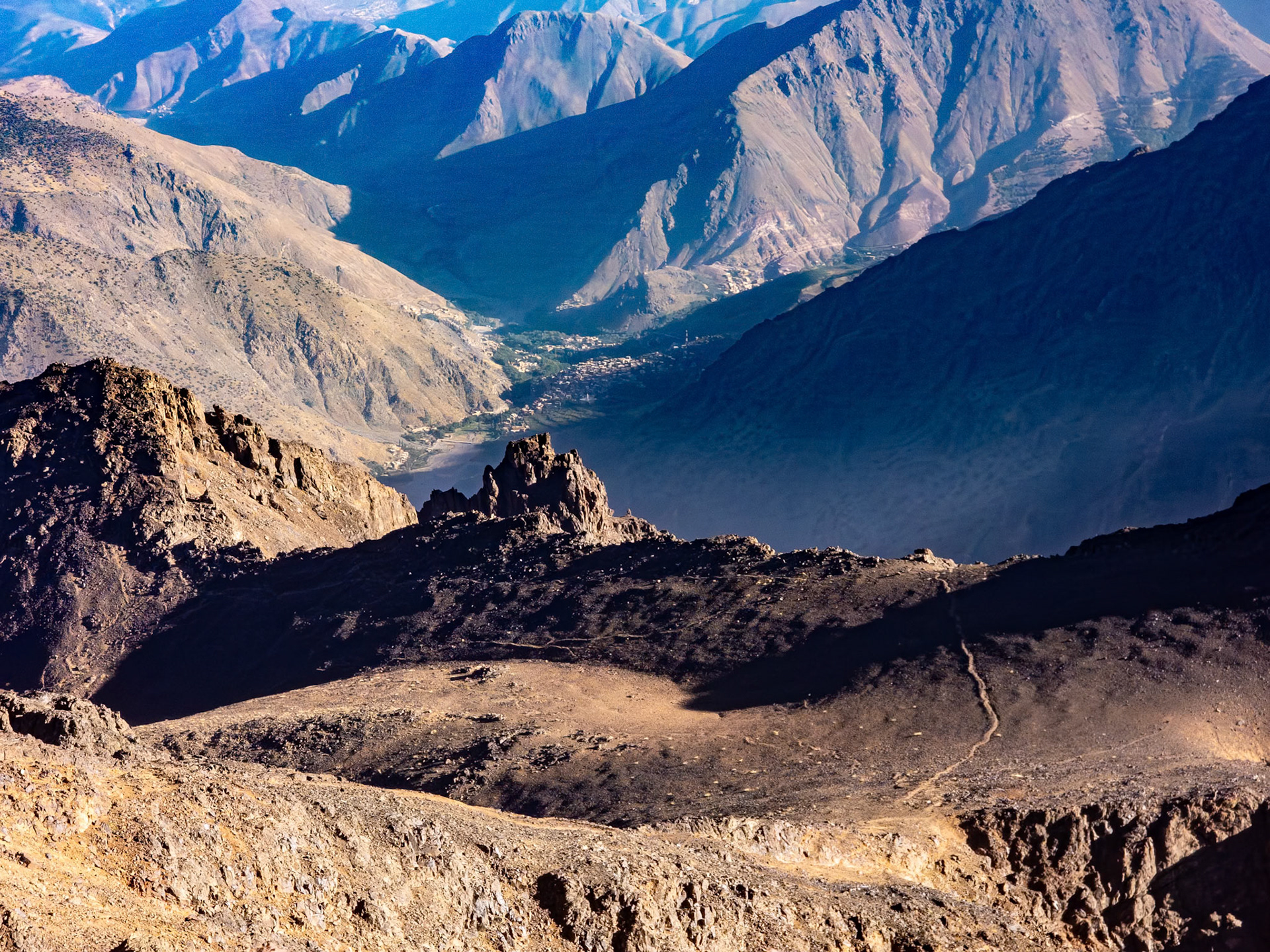 Imlil fra Jbel Toubkal
