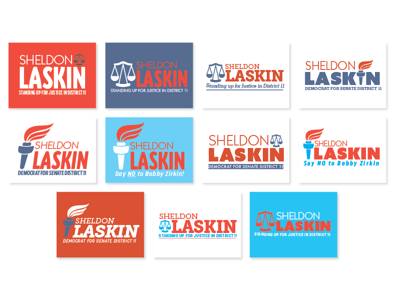 First round of ideas I submitted to the client
