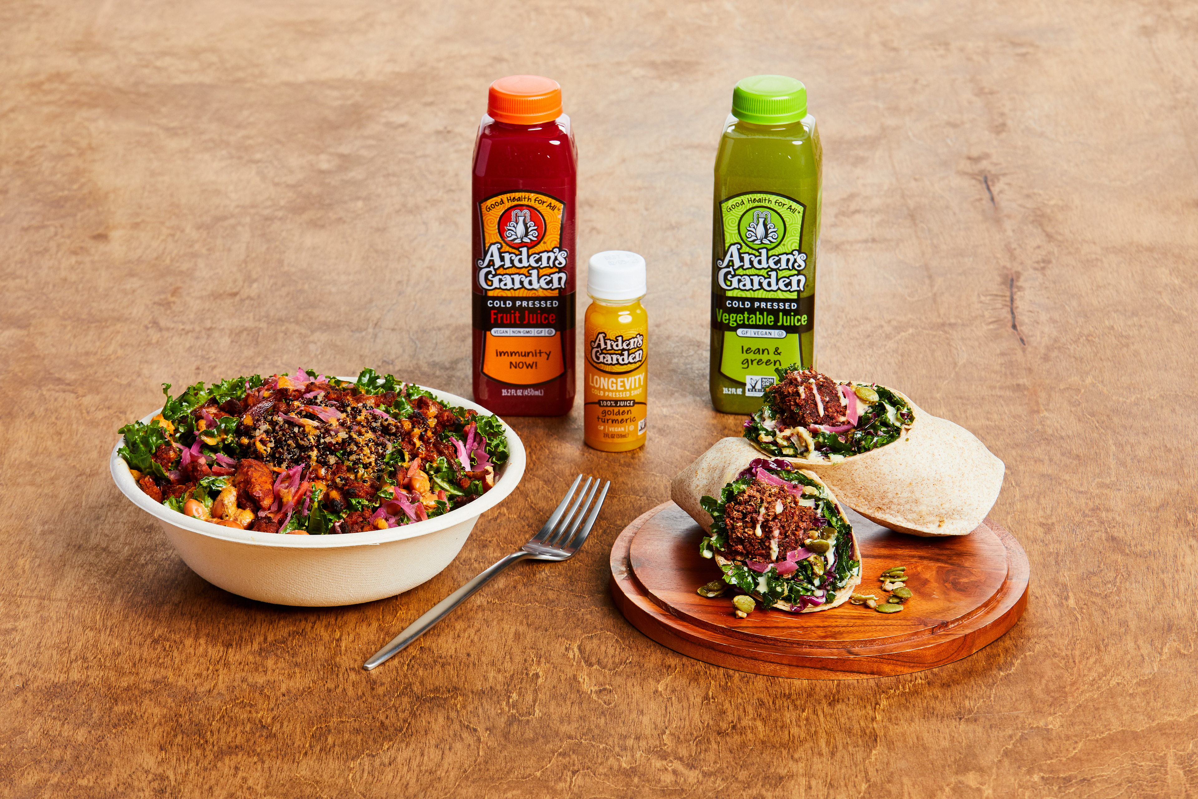 Arden's Garden bowls & Wraps