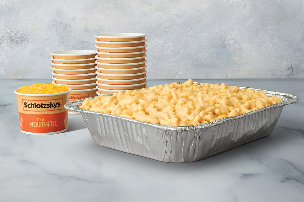 2024 Schlotzky's Mac N Cheese Catering tray