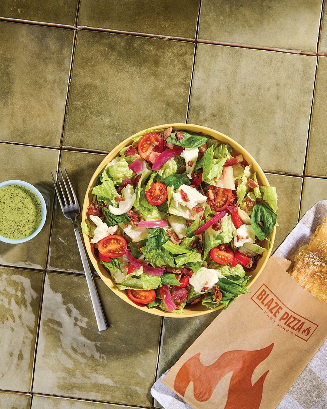 Blaze Pizza salad