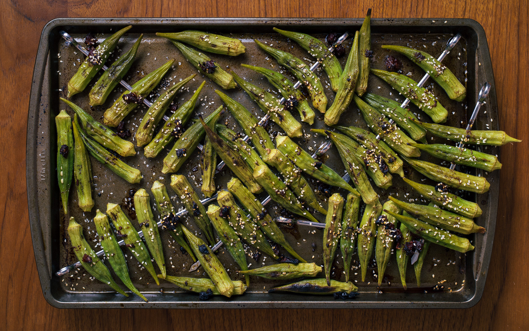 Grilled Okra