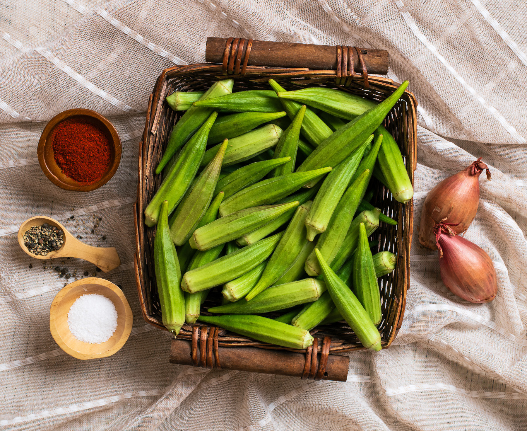 Fresh Okra from the garden