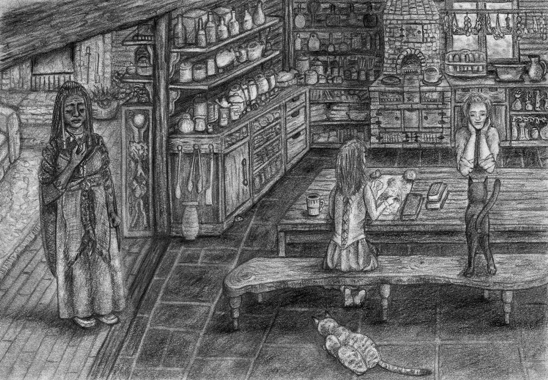 In the house of the Wise Woman