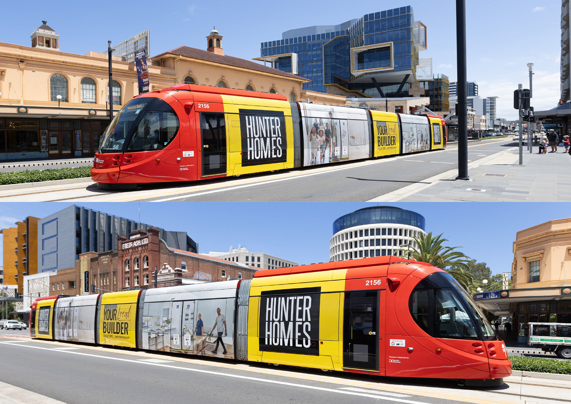 Newcastle Tram Signage