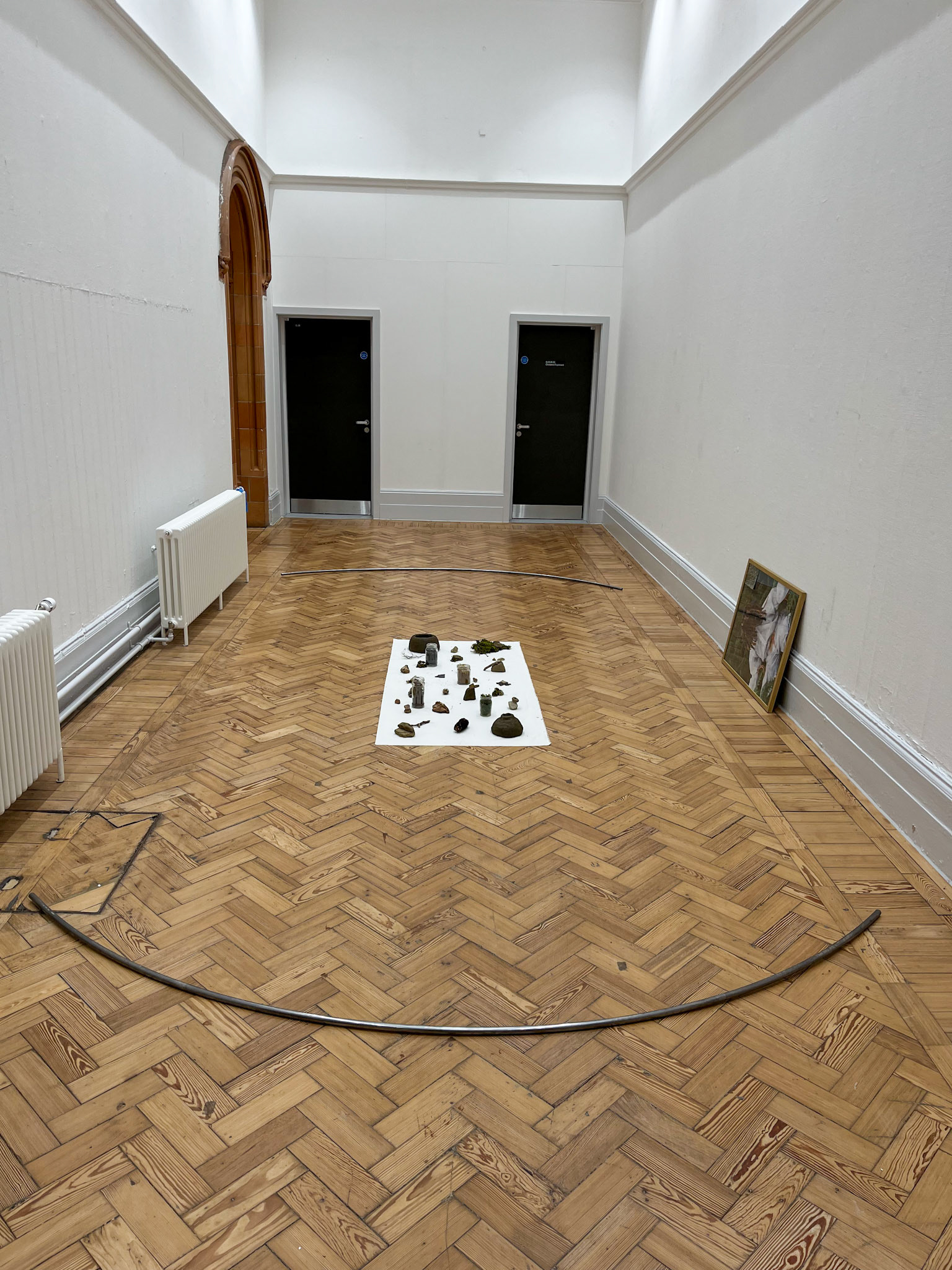 Mock up installation in the space