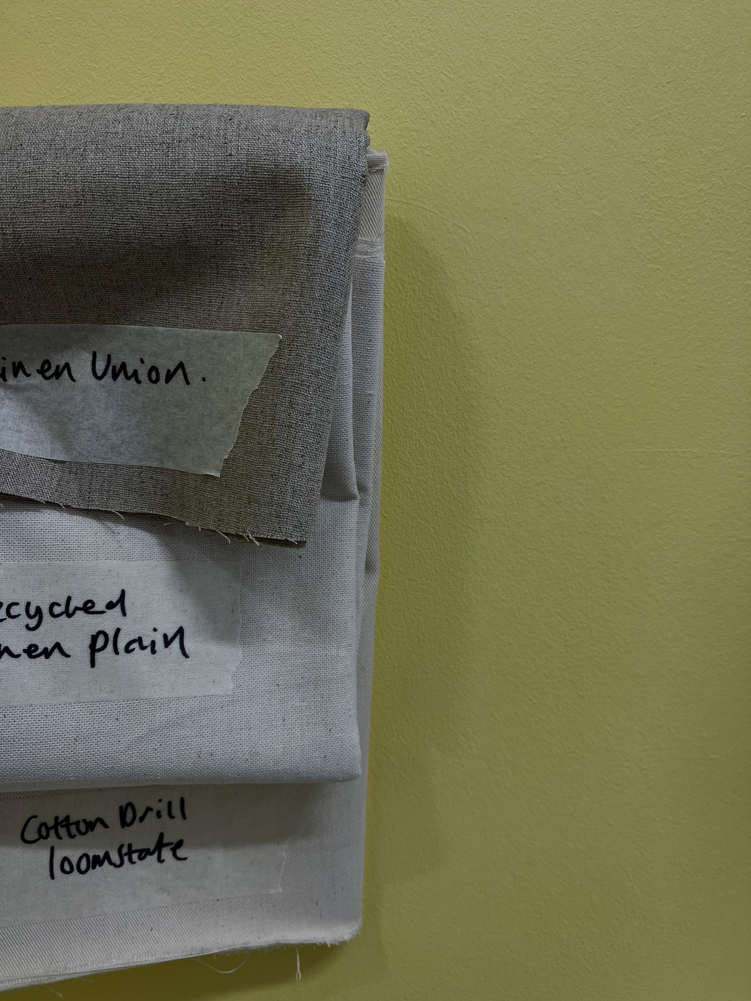 Deciding on fabric