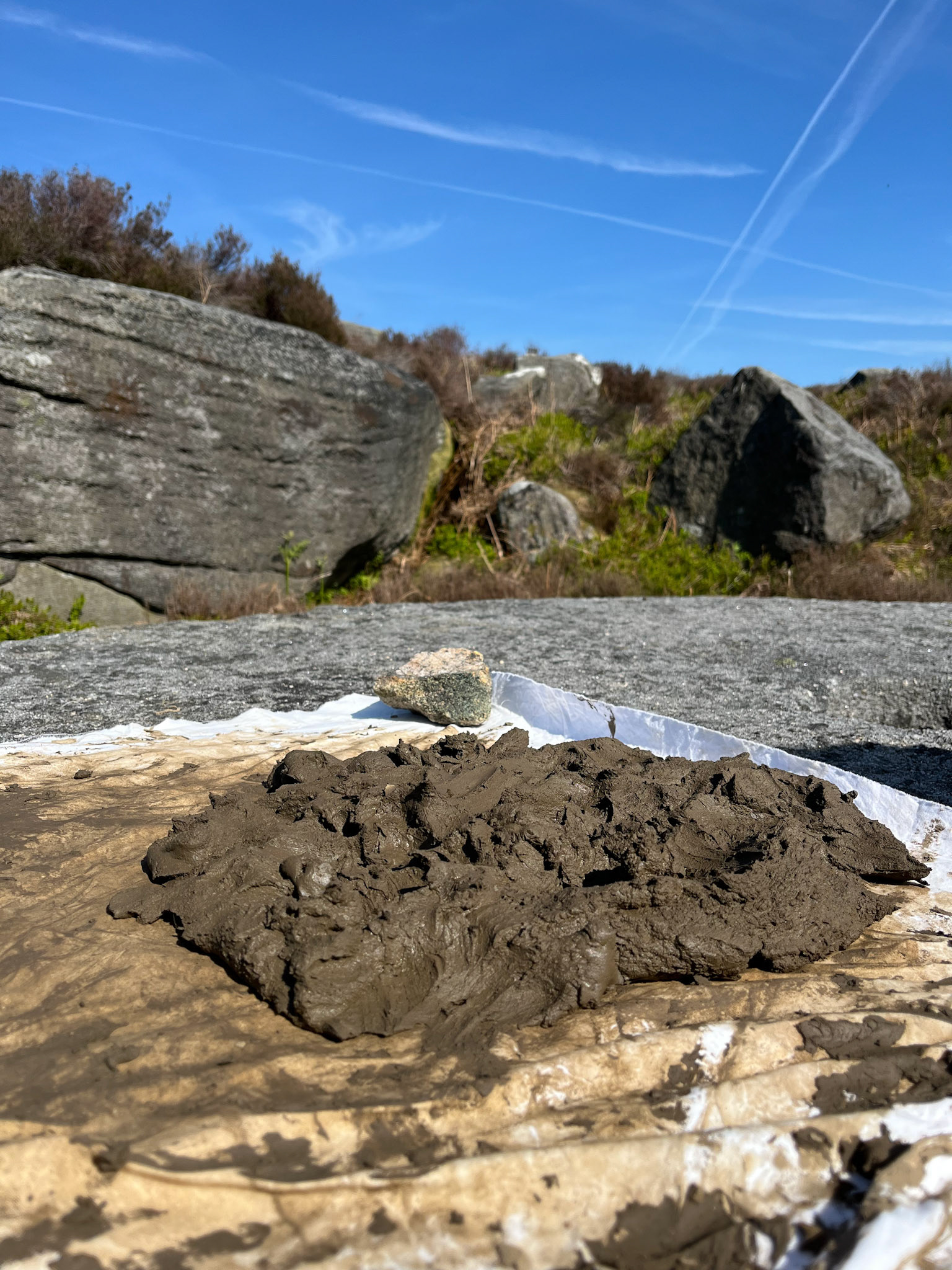 Drying out the clay