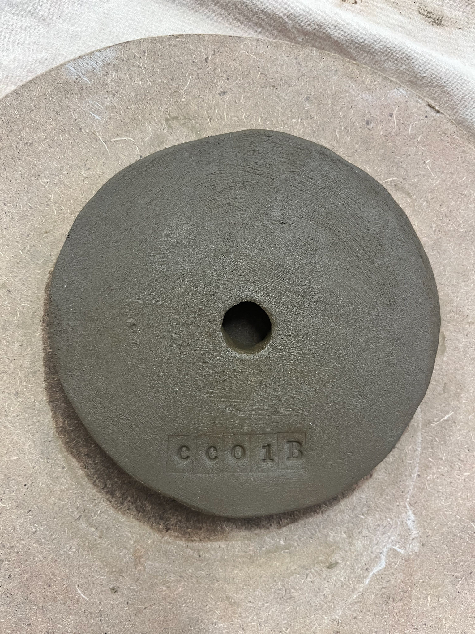 Smooth cave clay pre fire