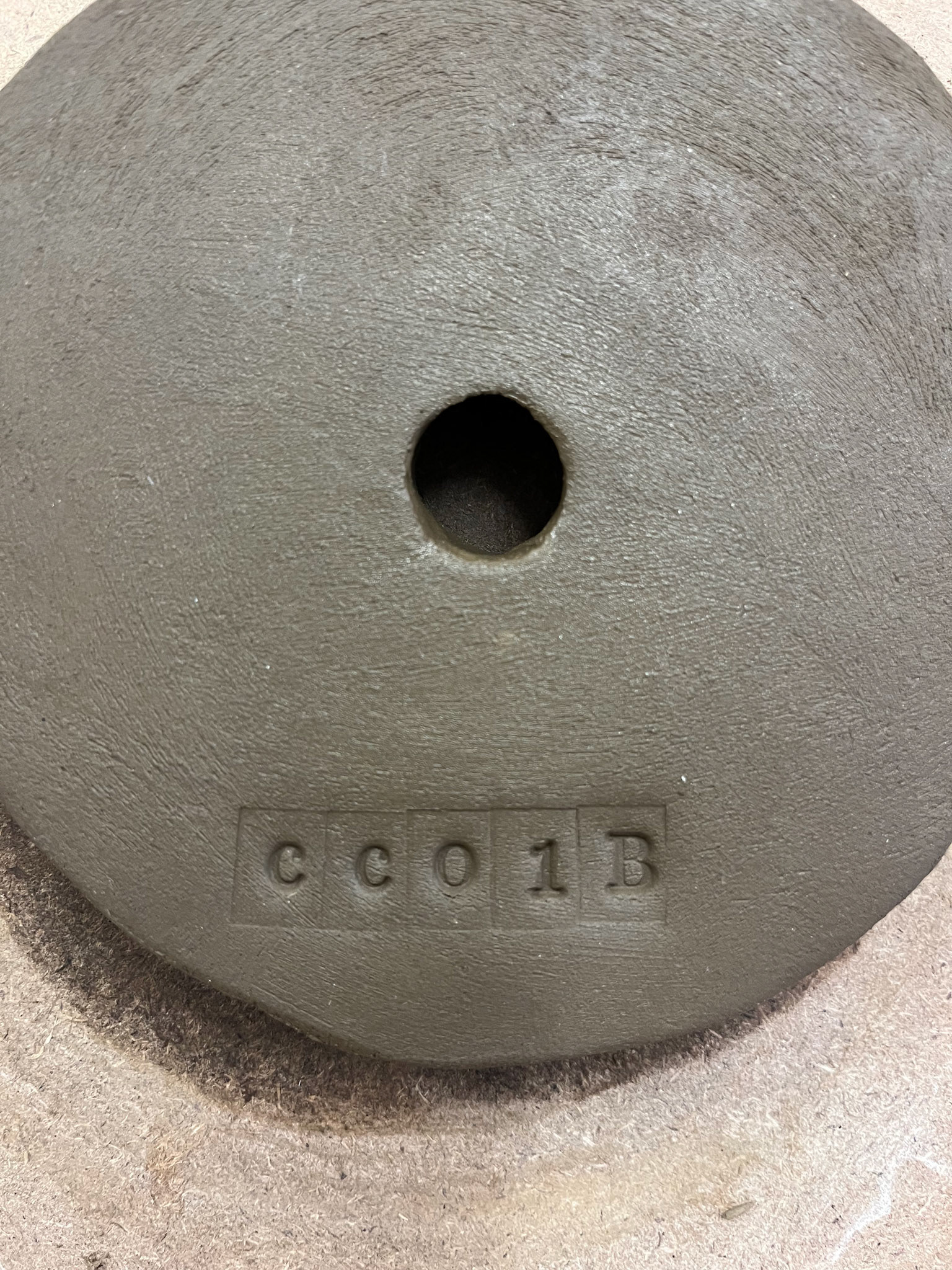 Smooth cave clay pre fire