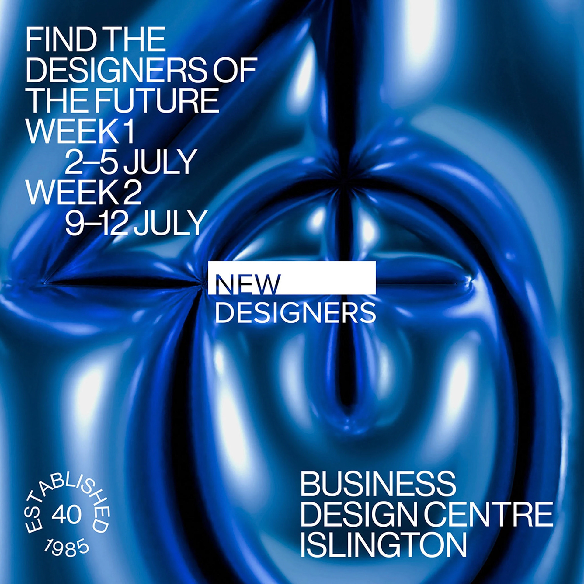 New Designers 2025, which I will be showing my work in in July