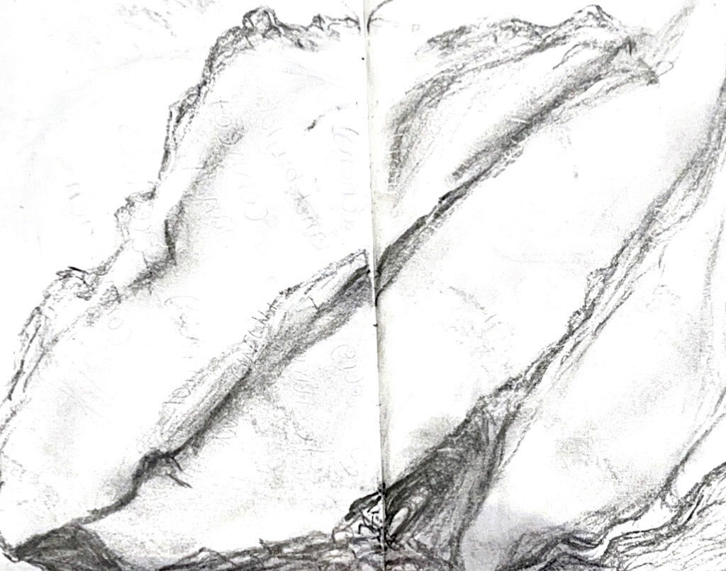 Sketching cave textures