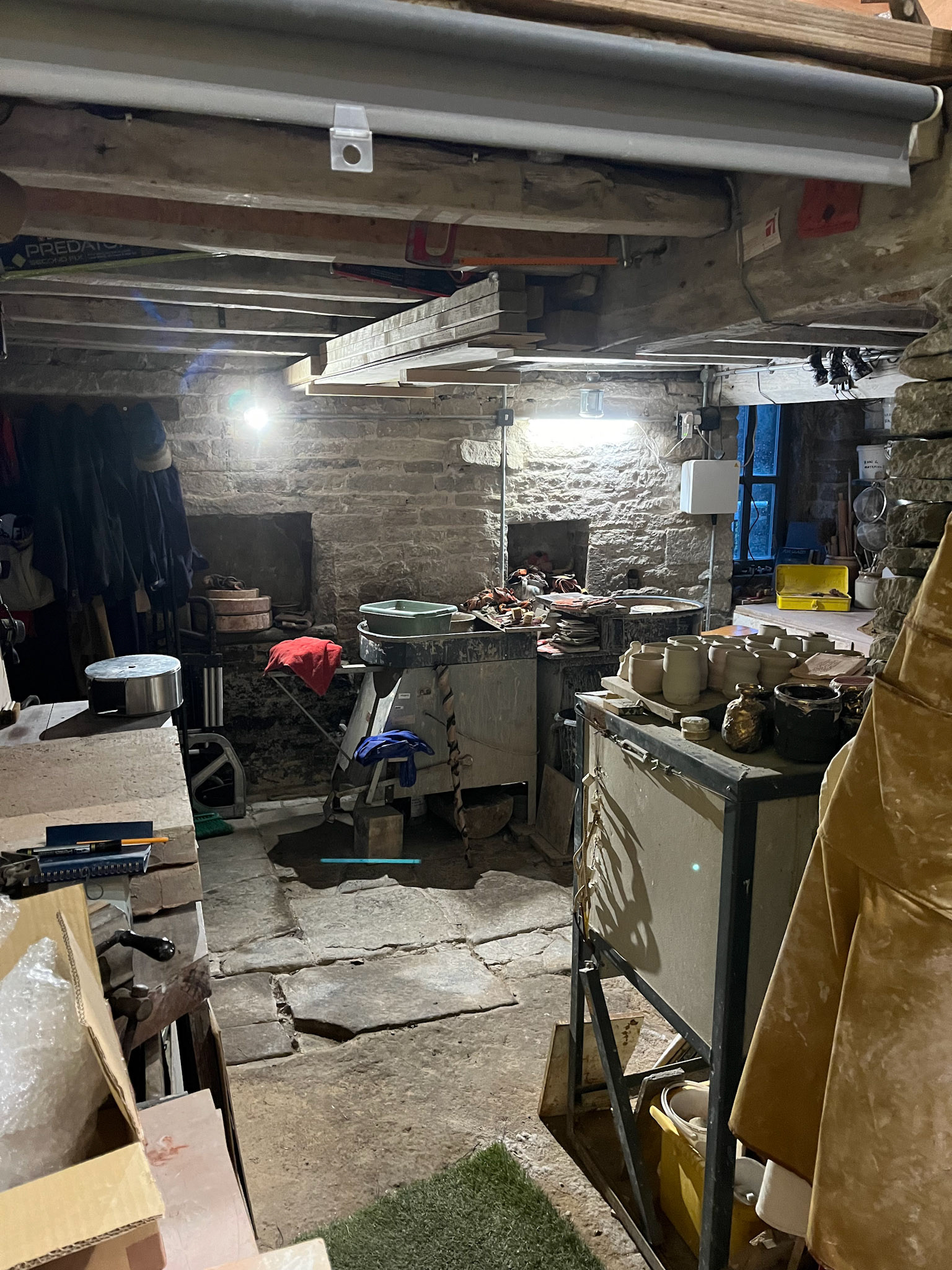 Photos from Tim's studio.