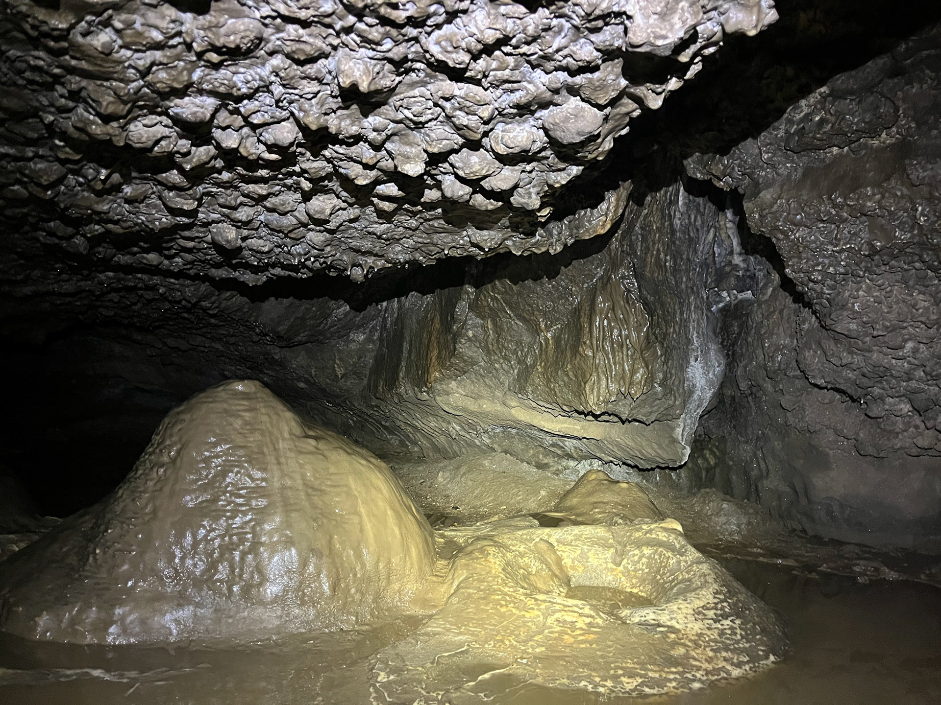 The cave where the clay comes from