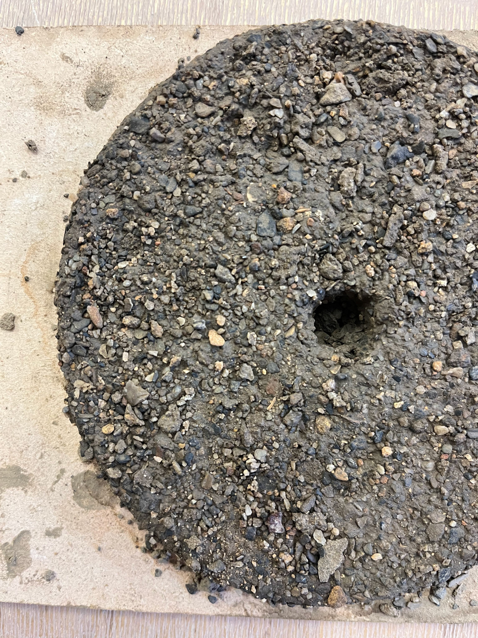 Cave clay with grit- pre fire
