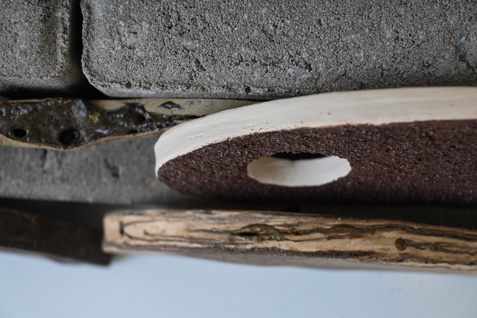 Gritstone and marbled