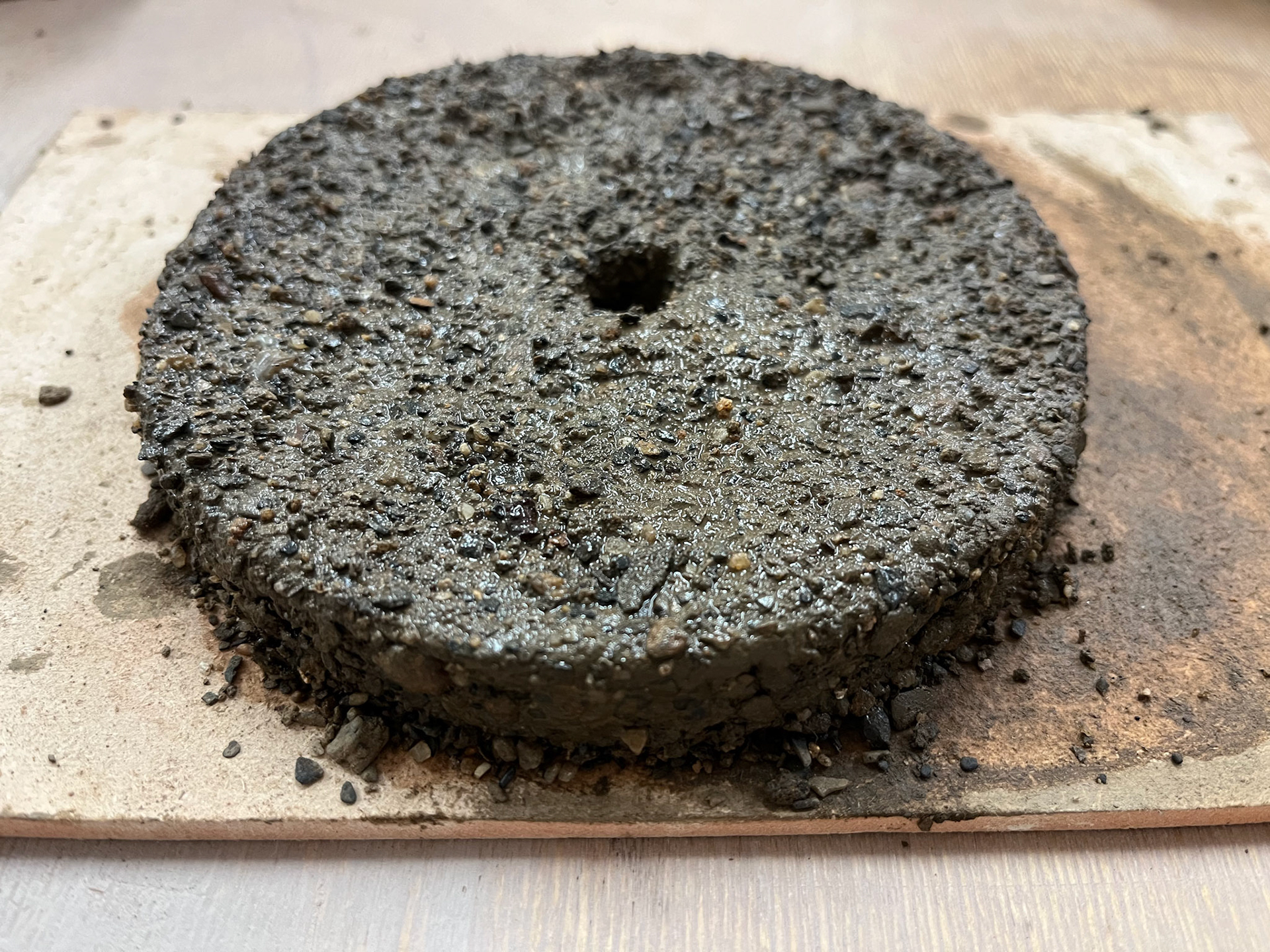 Cave clay with grit- pre fire