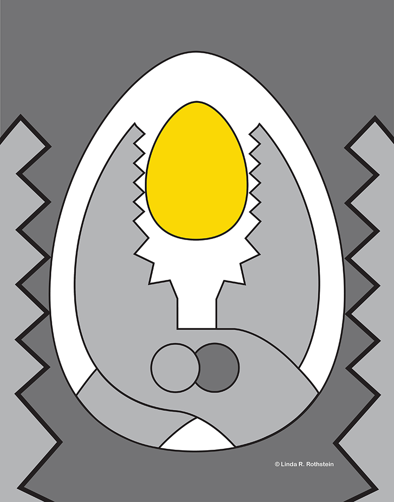 Which Plier Is Holding Which Egg - Digital Giclée Print