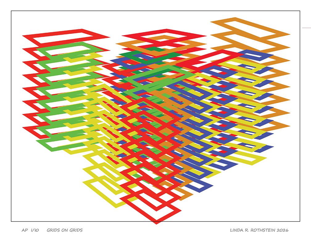 Grids On Grids - Digital Giclée Print