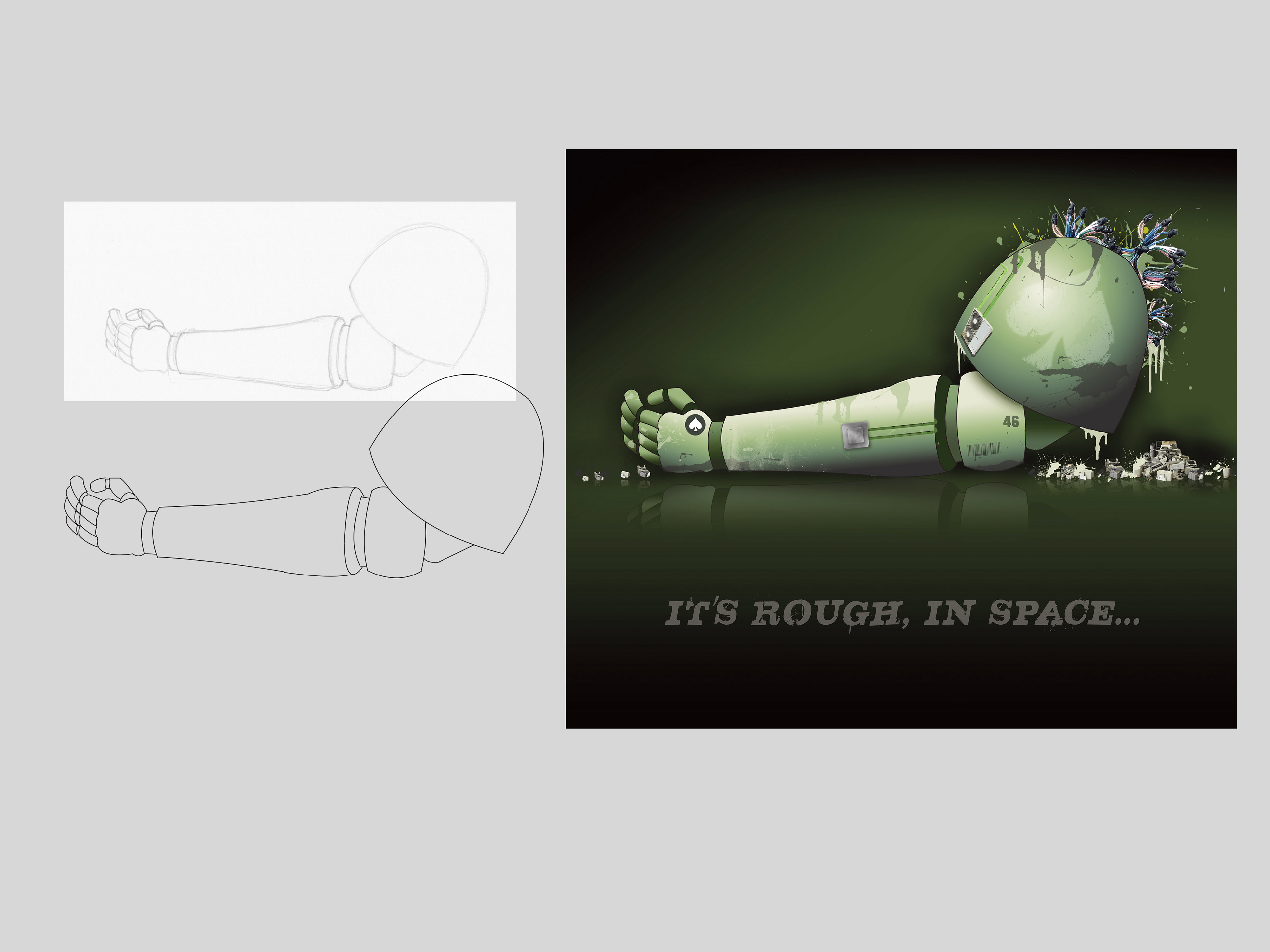 A fun project that combines my love of Science Fiction with Photoshop!