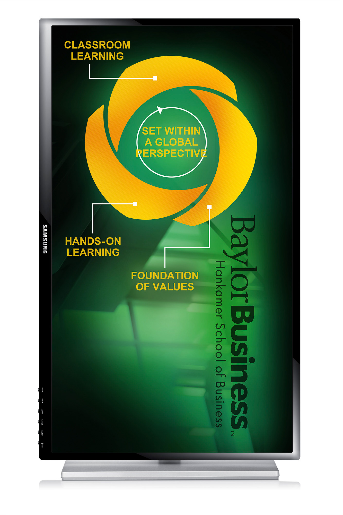 Baylor Business Lobby Graphic