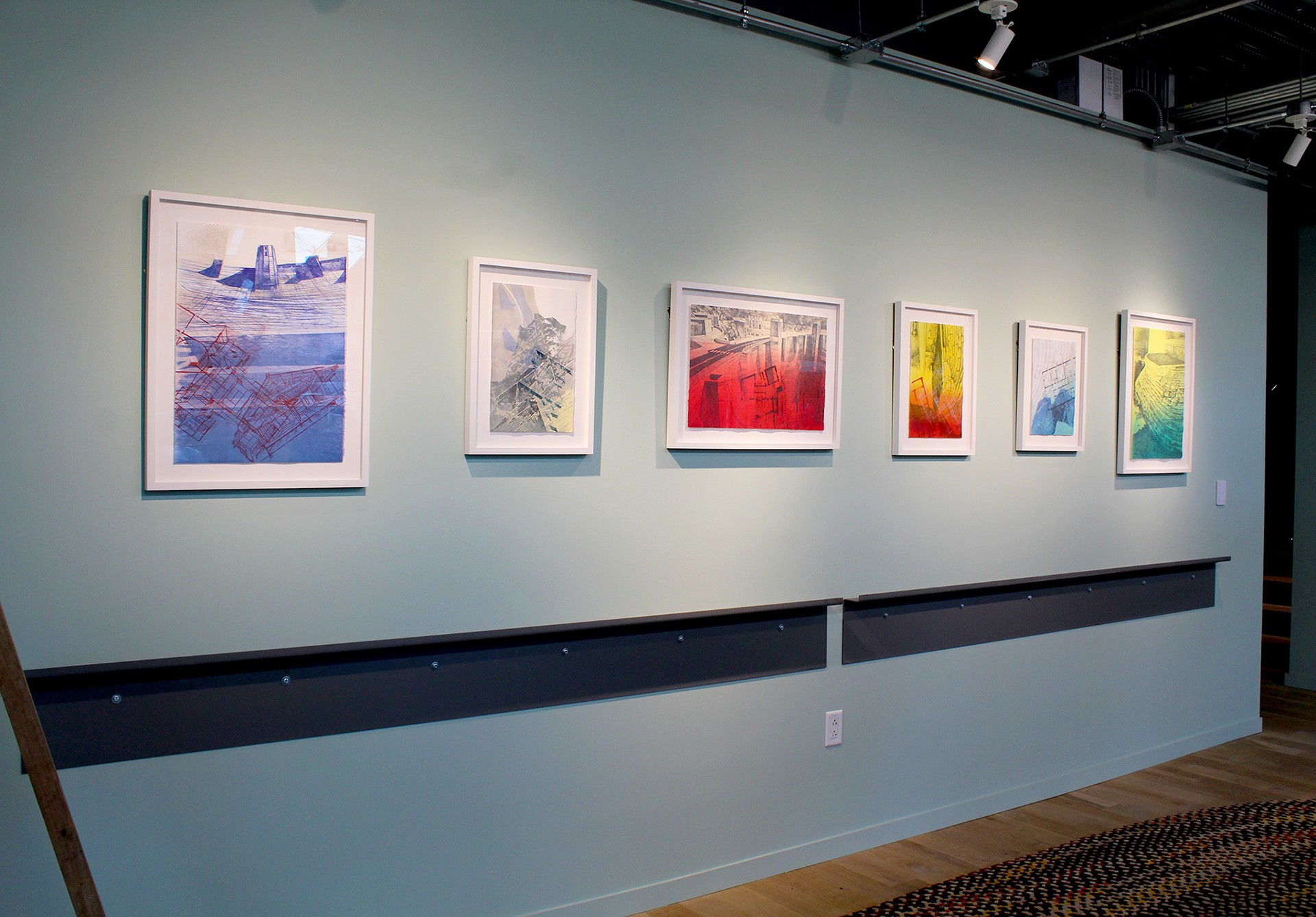 "Seth Daulton: Sites" Installed at Dillon Kyle Architects