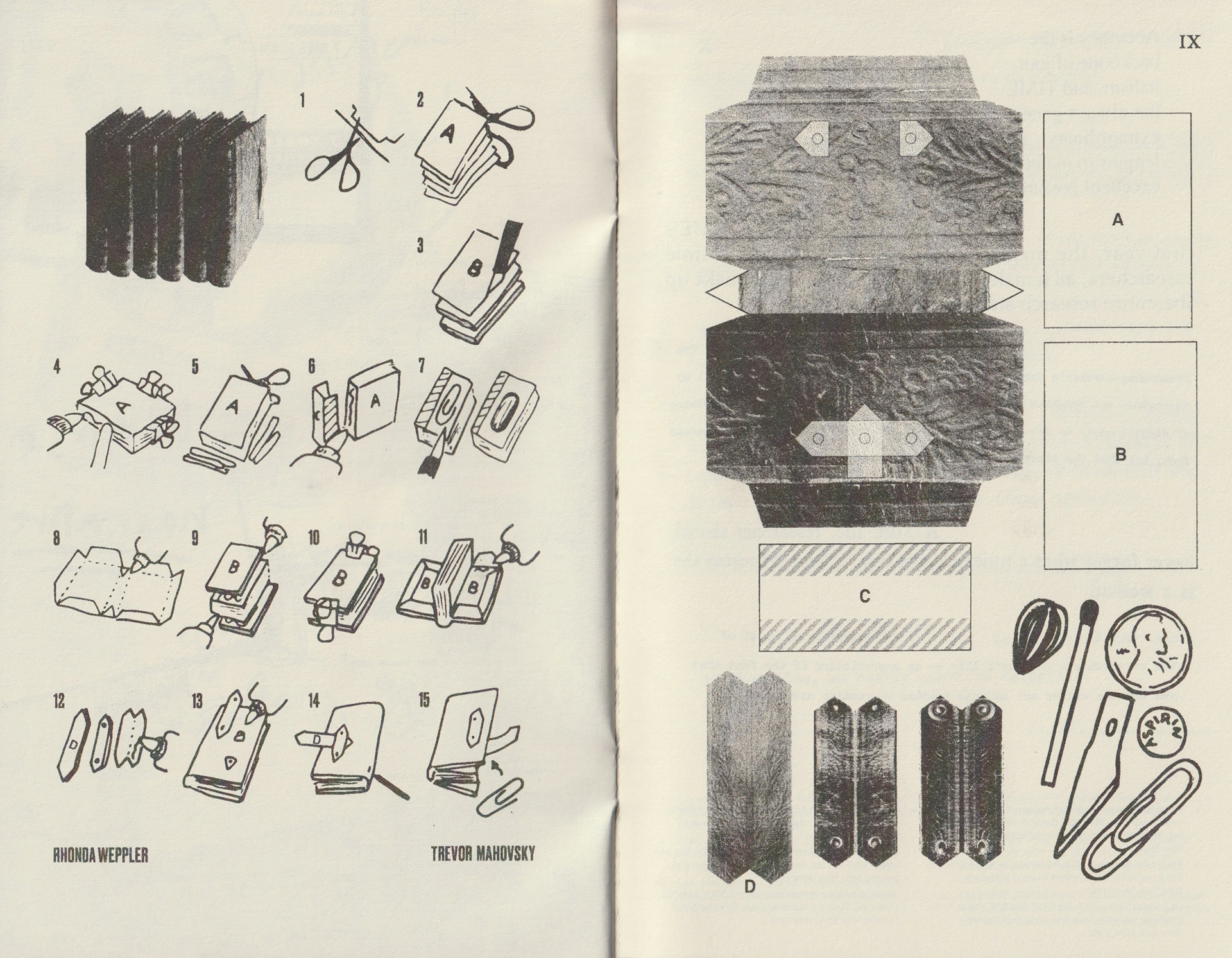 "Antiviral Community Pamphlet" (Interior detail), 36 pages, Riso printed in black, 2020