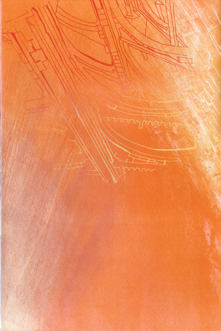 "Site XXII," Lithography, monotype, and silkscreen, 19.75 x 13.25 in., 2015