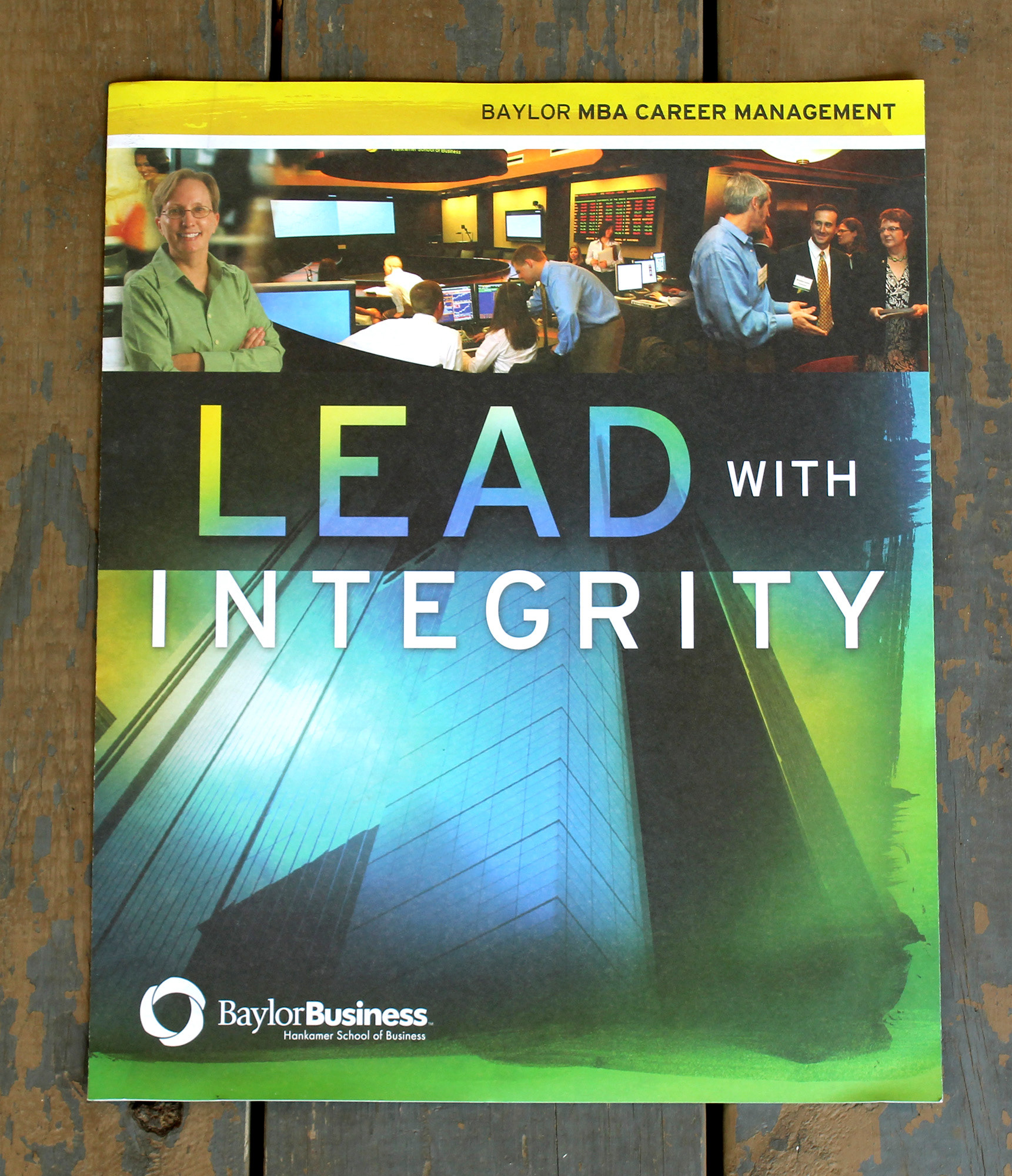 MBA Career Management Pamphlet, Client: Baylor Business, Art Direction: Patrick Pollei