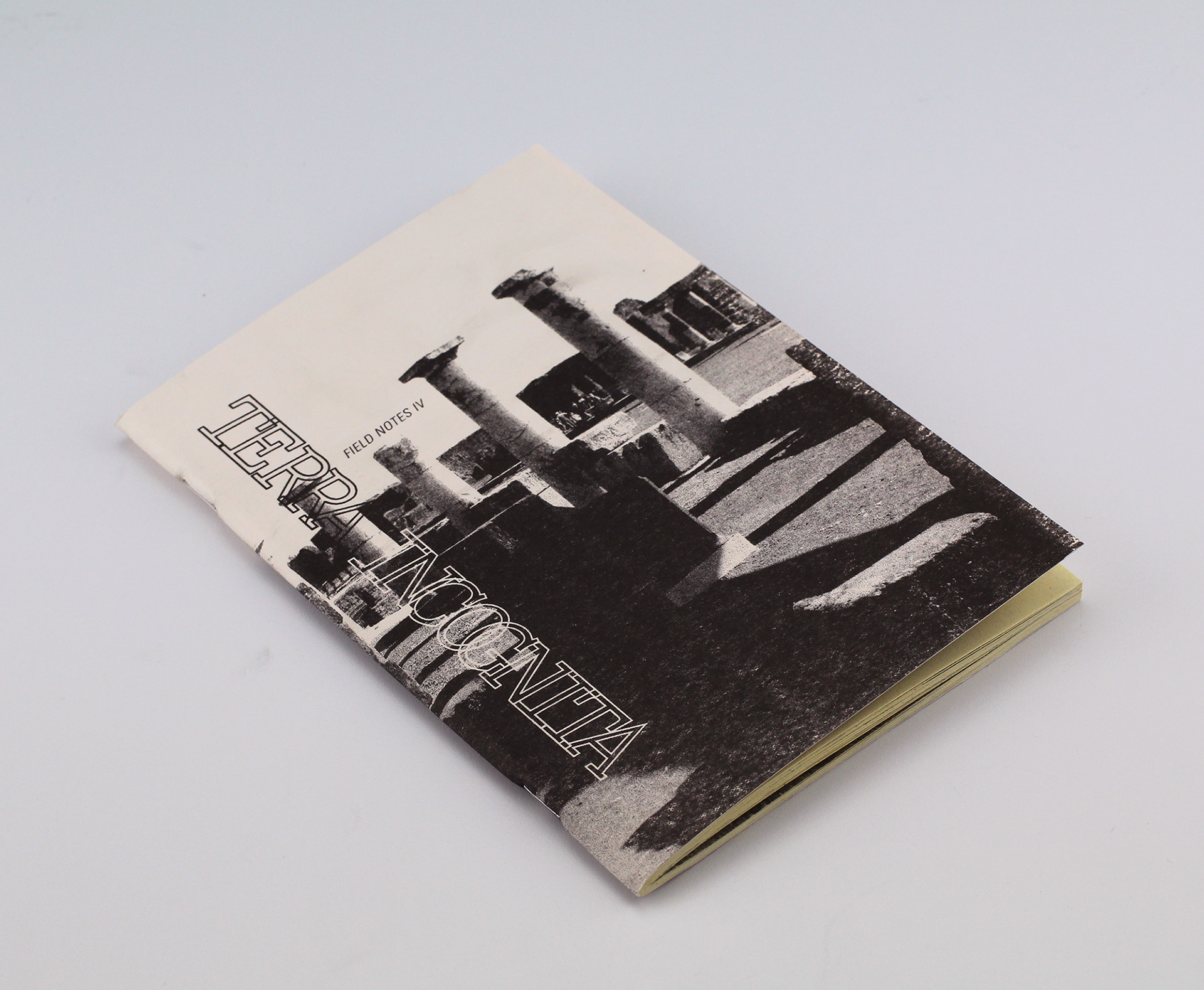 "Terra Incognita: Field Notes IV," Riso book, 8.5 x 5.5 in., 2018