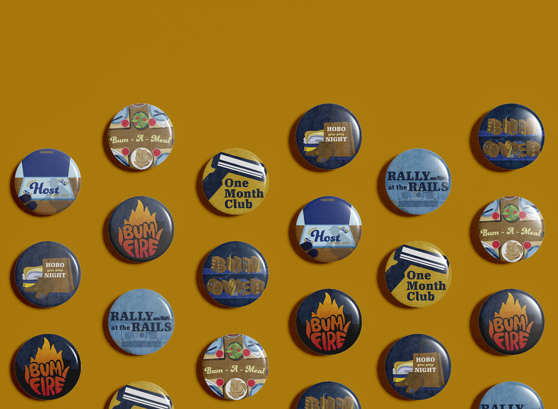 Hobo Week Event Buttons