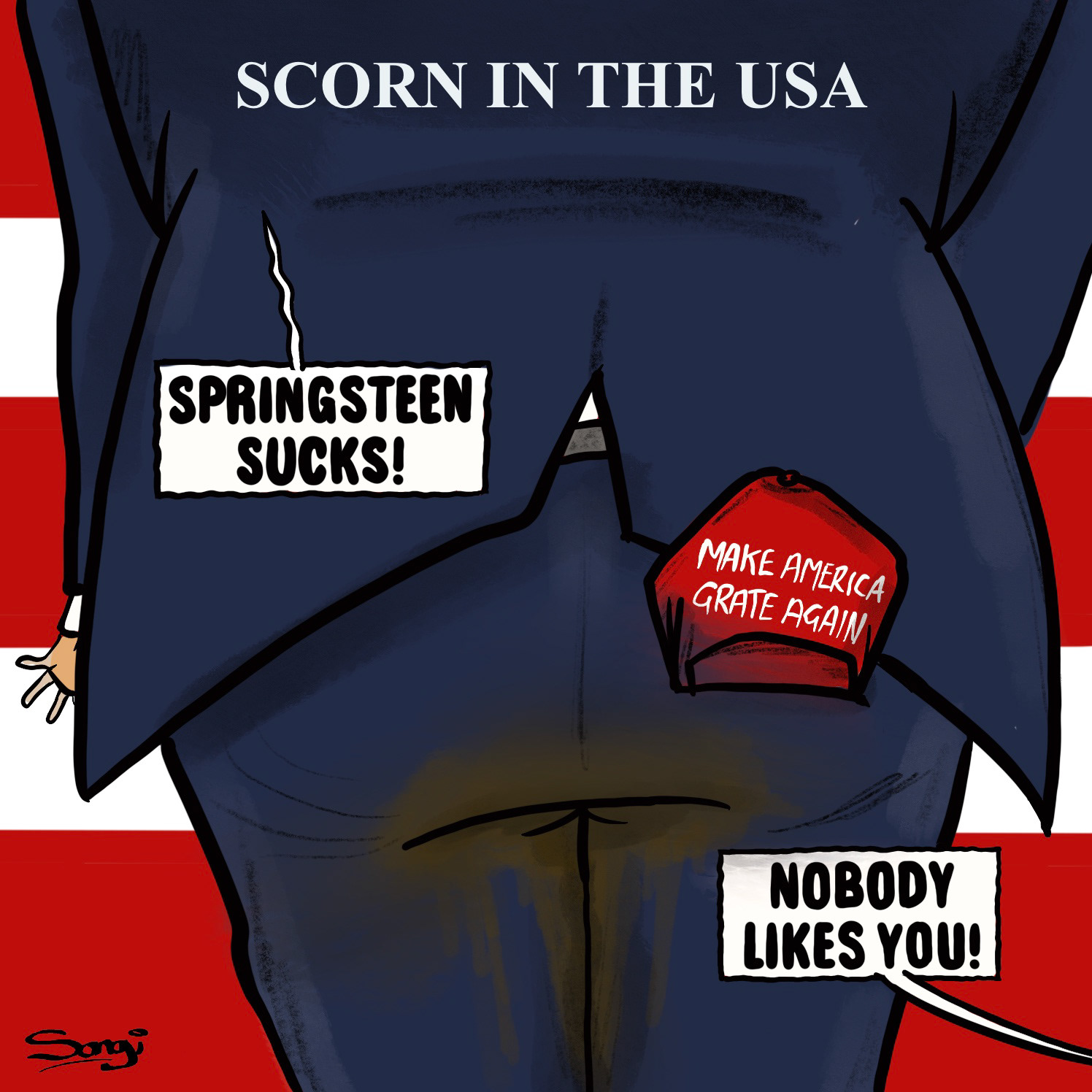 Trump wades in on Springsteen...