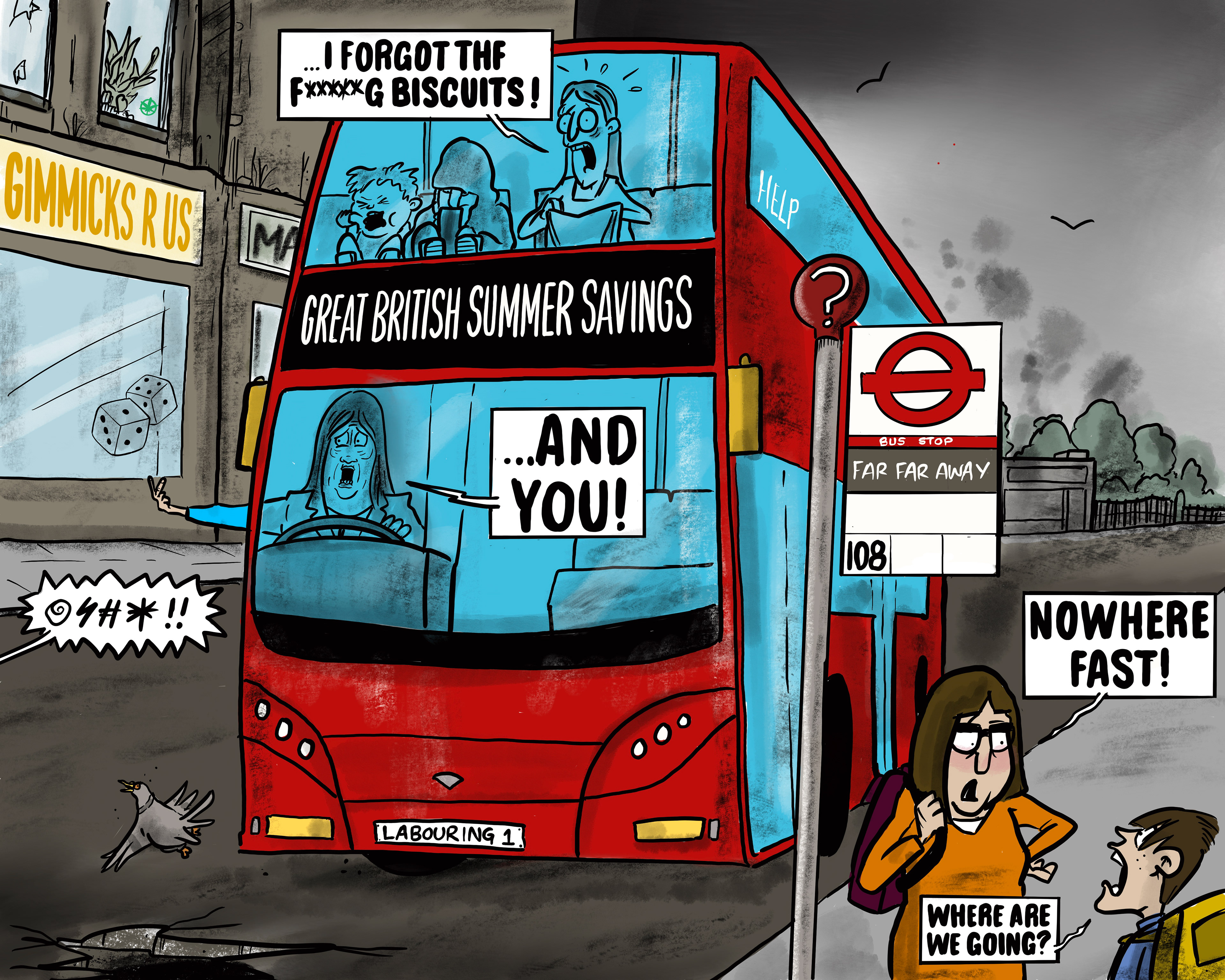 Rachel offering free buses for kids...