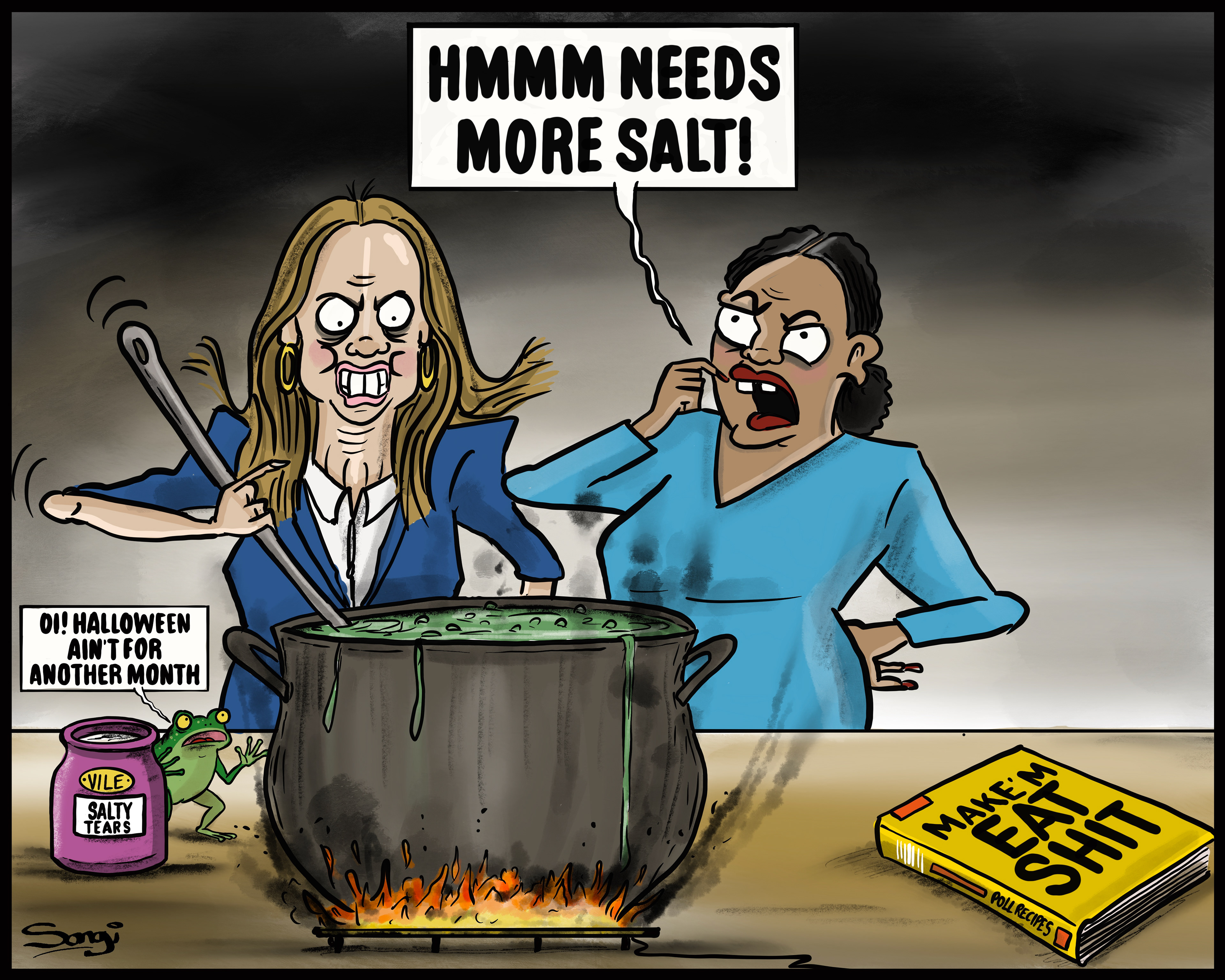 Stirring up the vile...