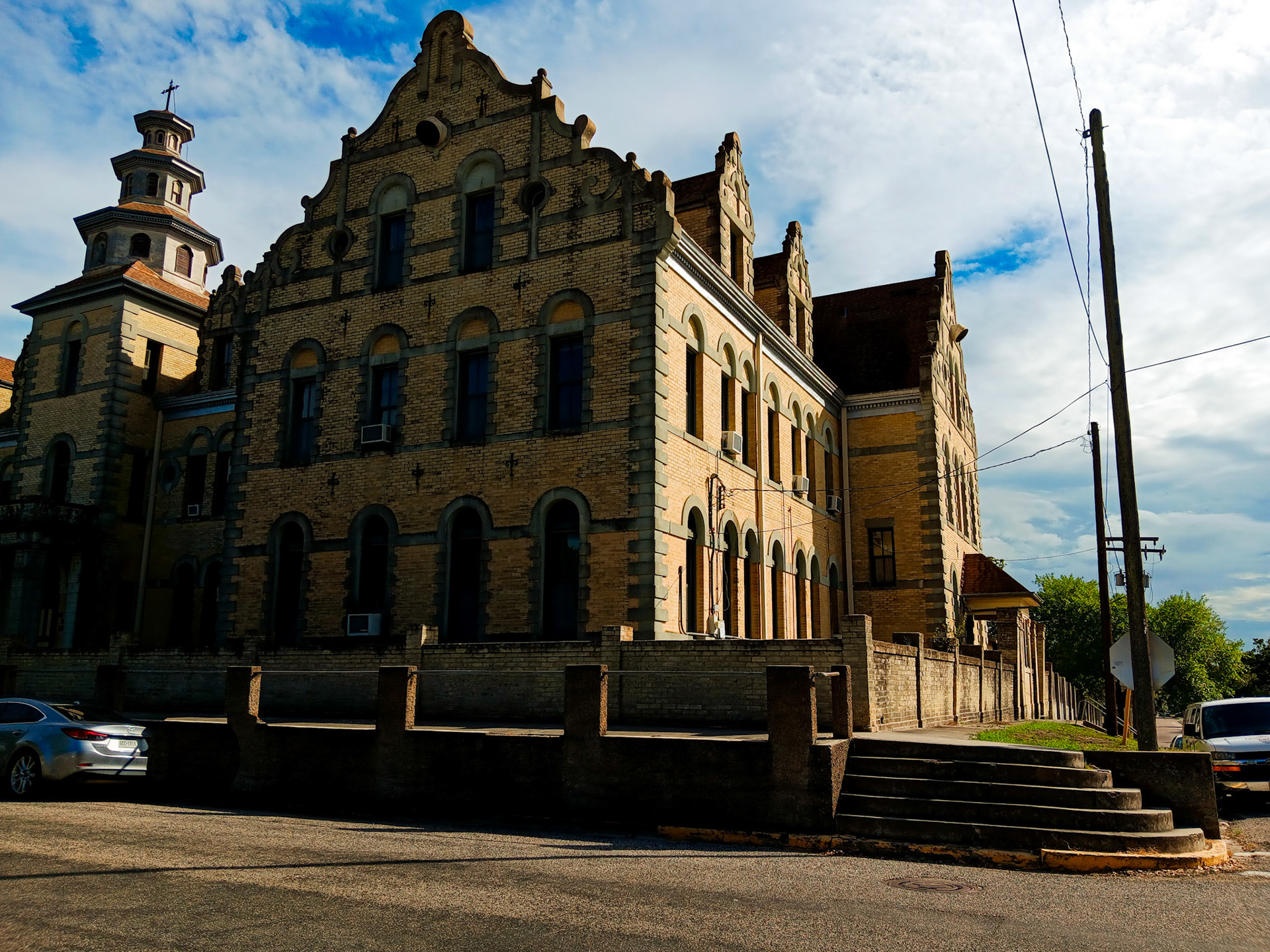 Catholic Church in the historic downtown of Victoria, TX