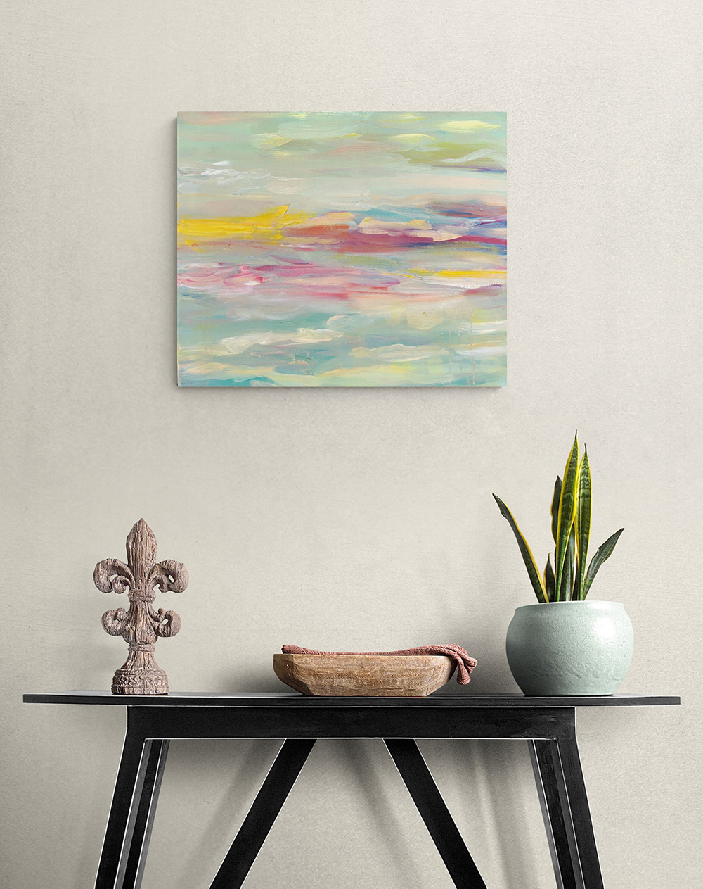 Julia Wright Crosara, "Fluidity," oil on canvas