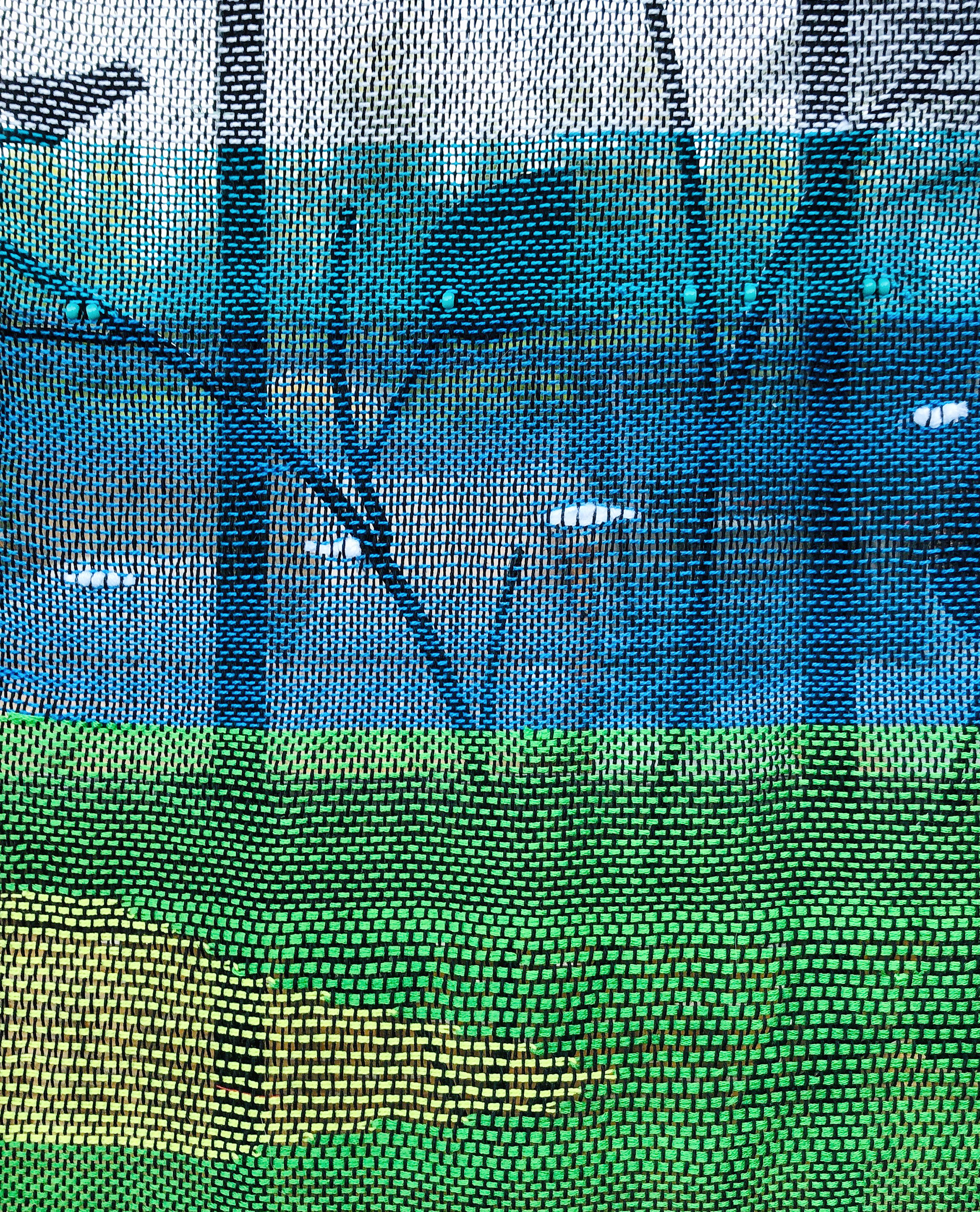 Detail of a delicate weave